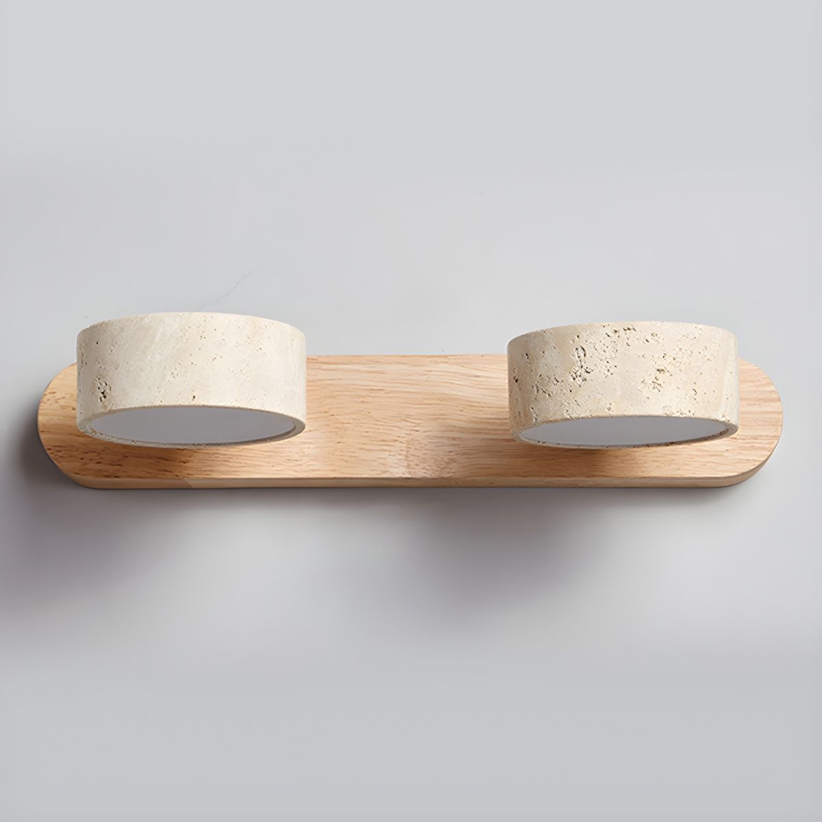 Voloreth Minimalist Travertine Wall Light