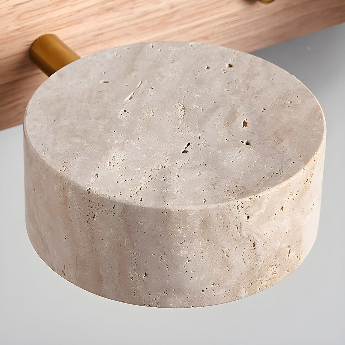 Voloreth Minimalist Travertine Wall Light