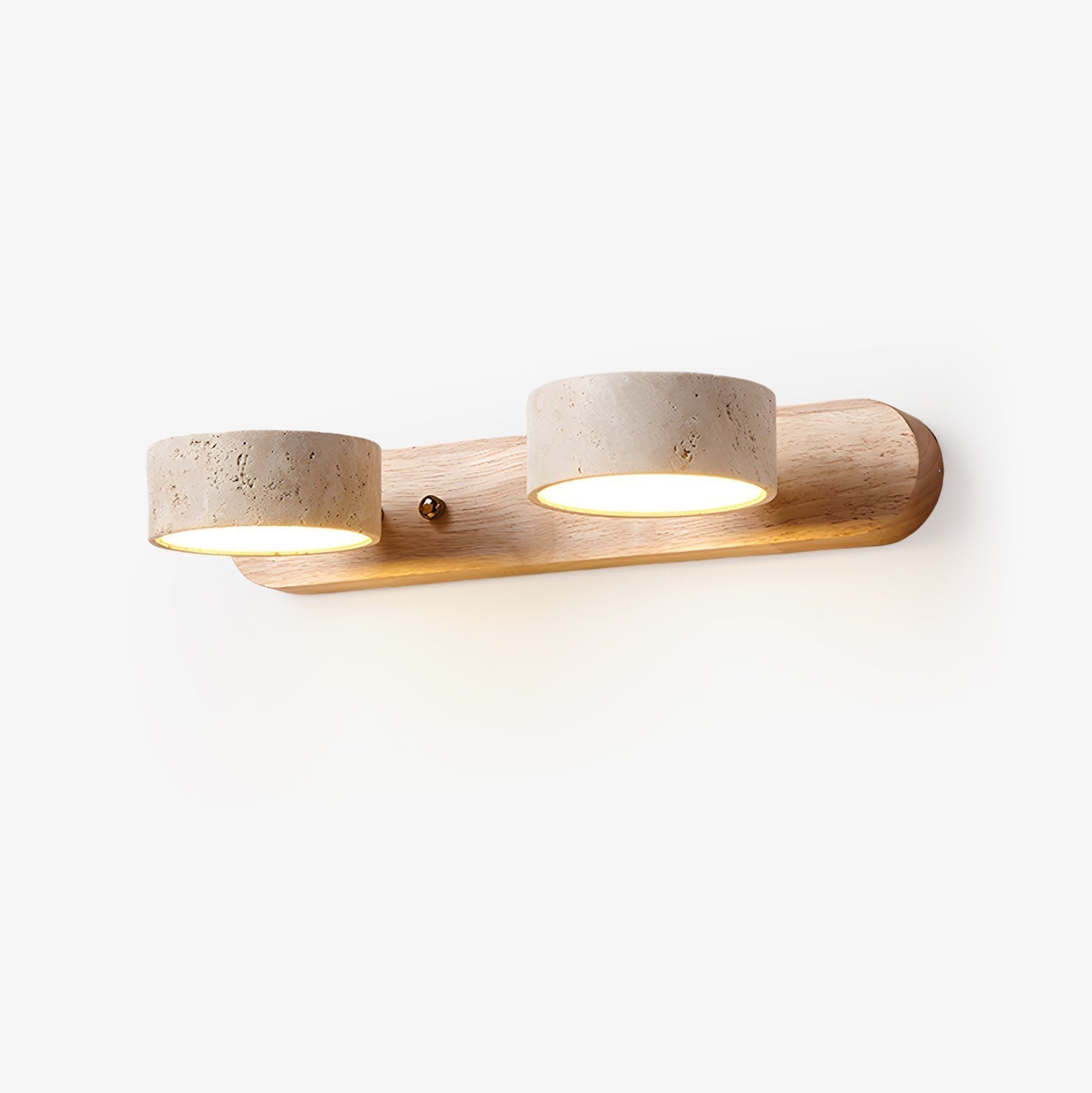 Voloreth Minimalist Travertine Wall Light
