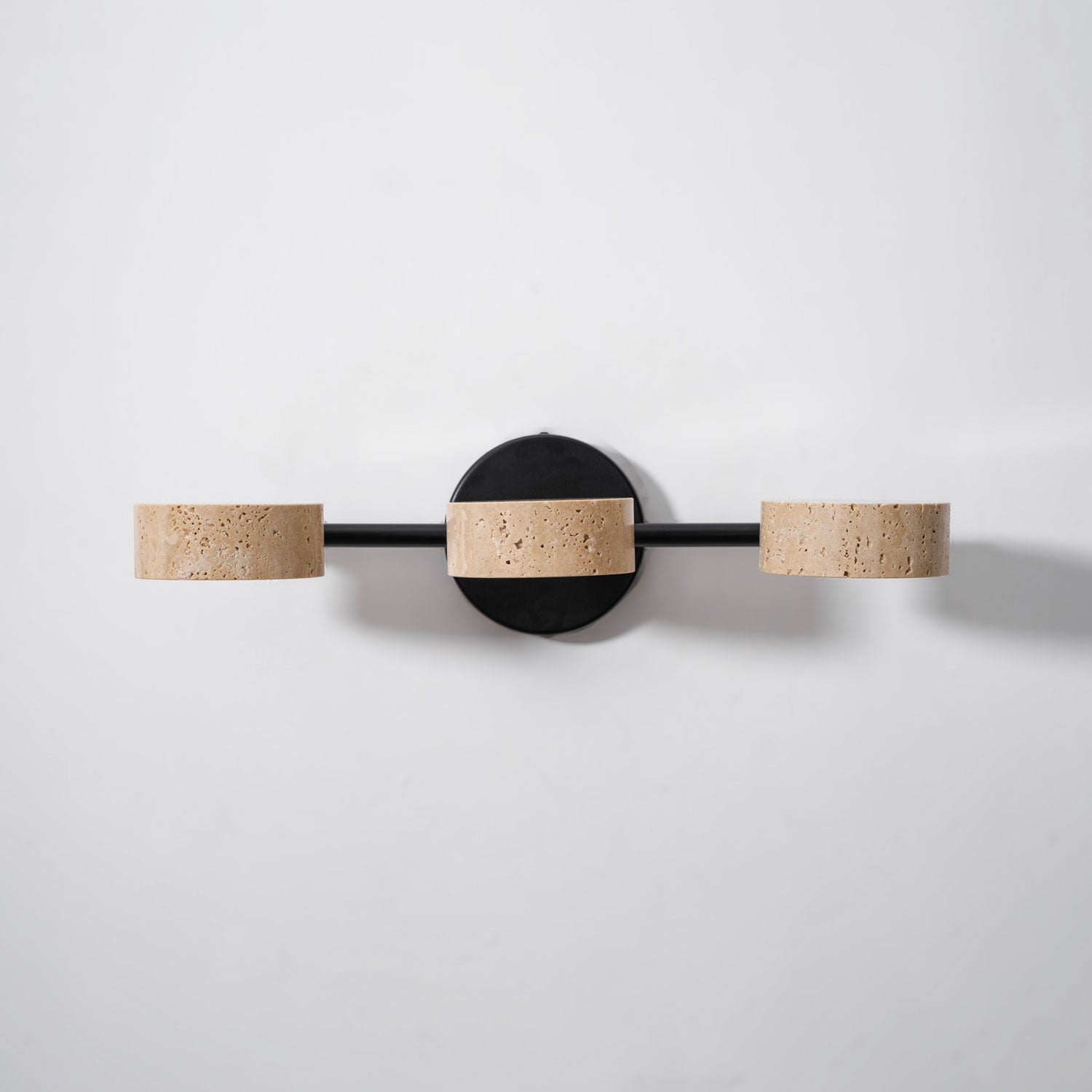 Ceshair Wall Light Multi Head Travertine Vanity Light - Neutral Decor