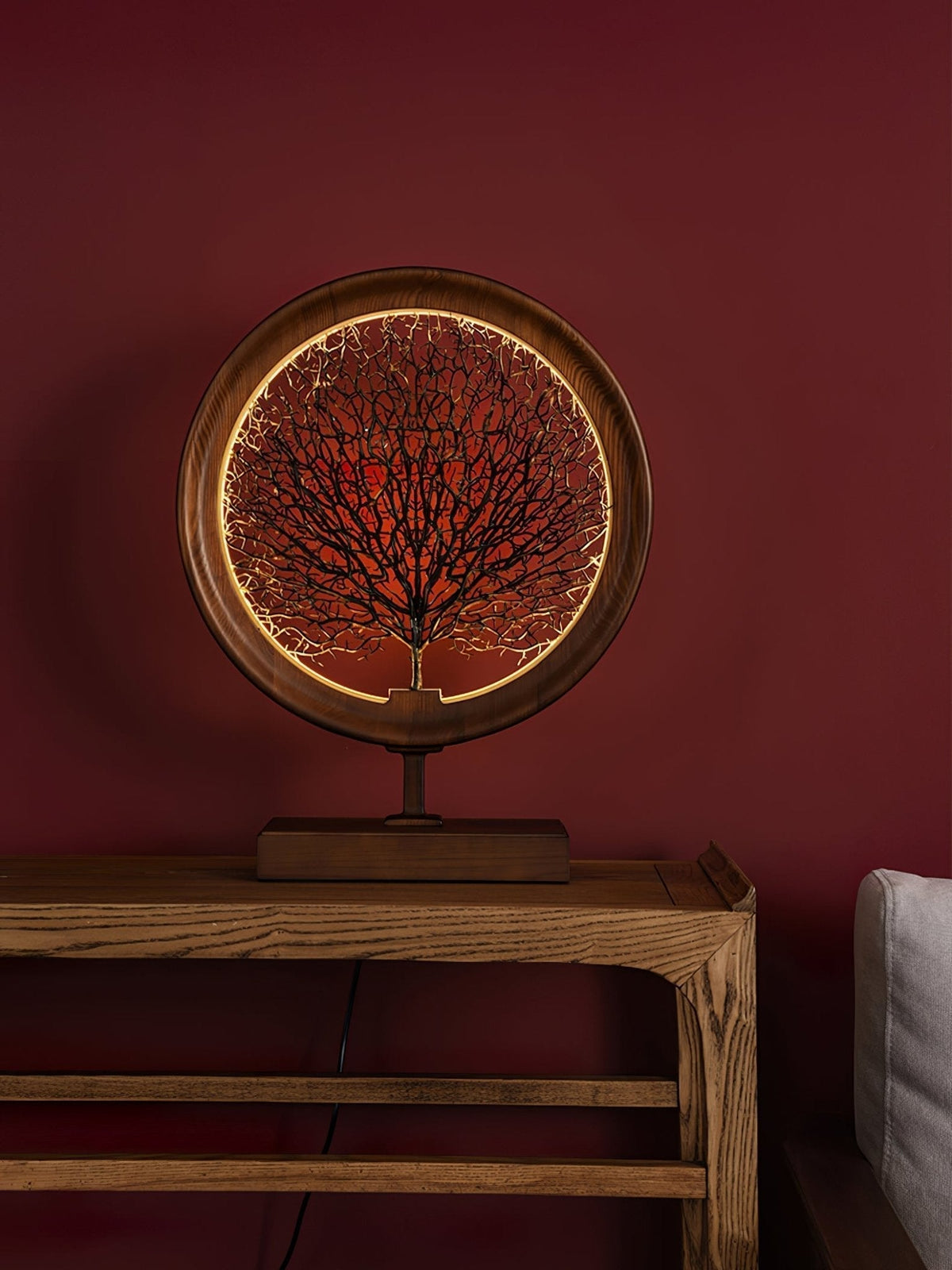 Sylalella Modern Wood Table Lamp