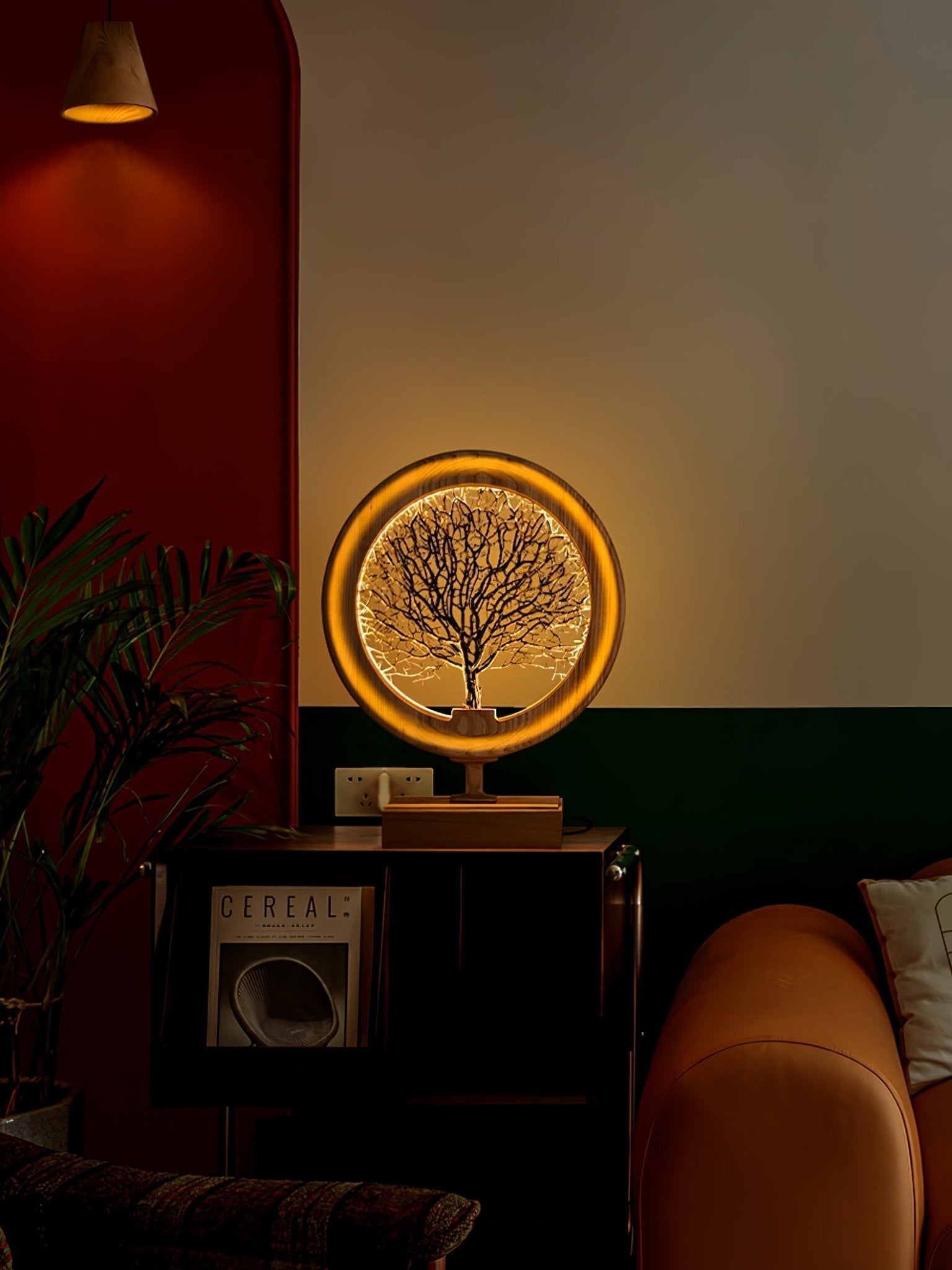 Sylalella Modern Wood Table Lamp
