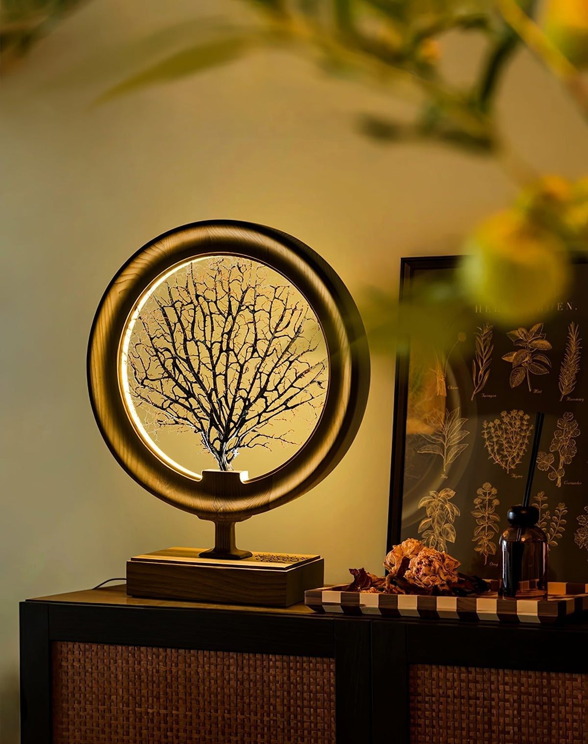 Sylalella Modern Wood Table Lamp