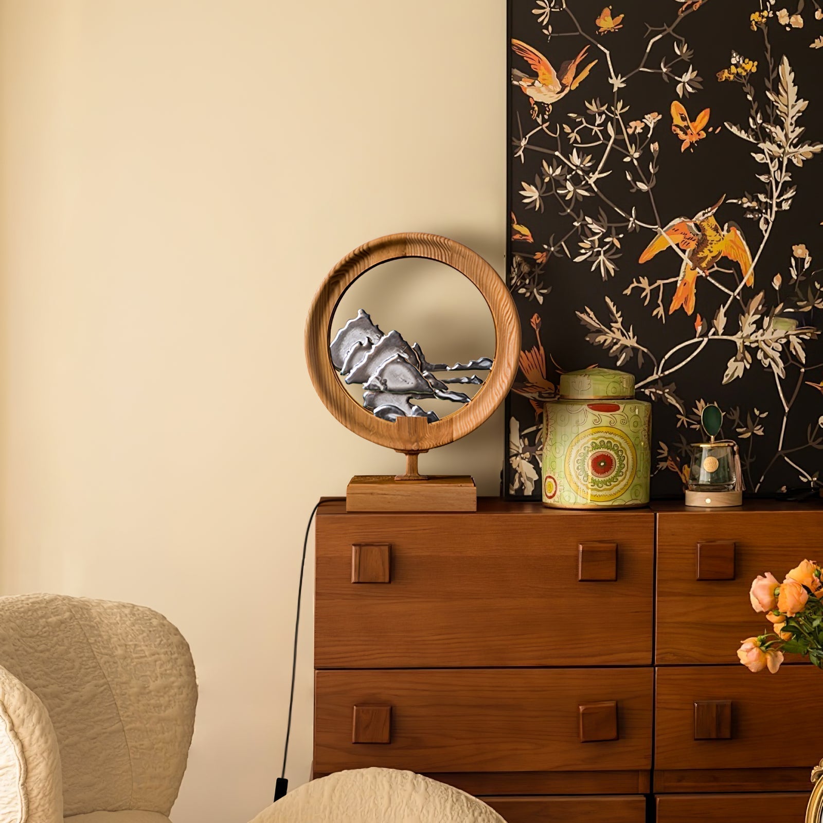 Sylalella Modern Wood Table Lamp