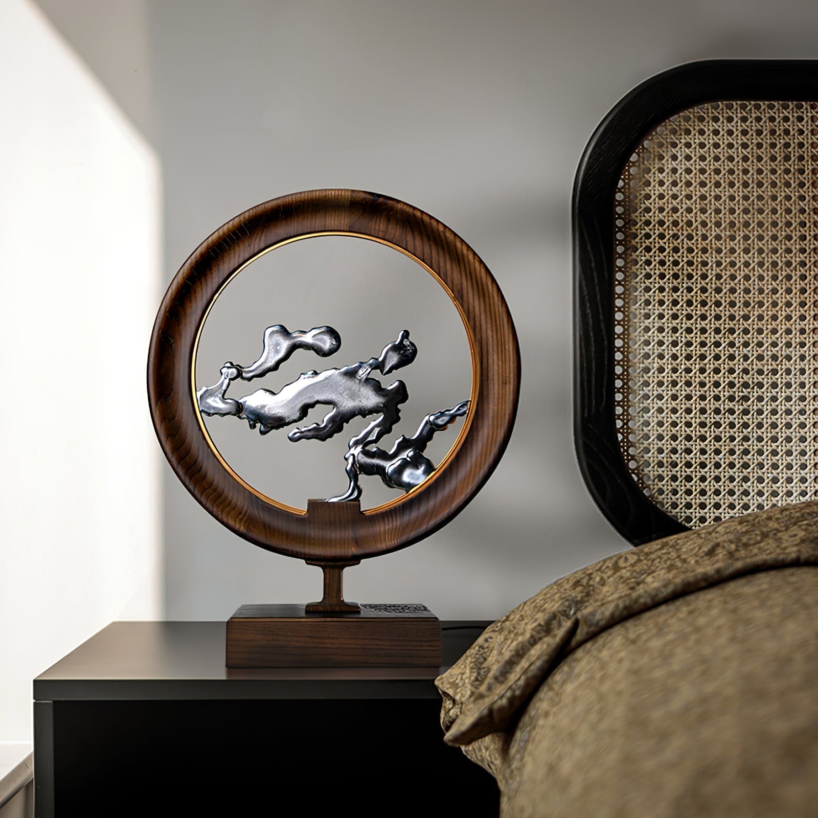 Sylalella Modern Wood Table Lamp