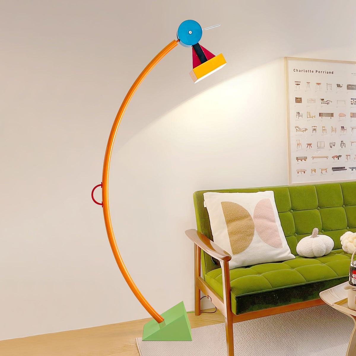 Ecori Acrylic Artistic Floor Lamp