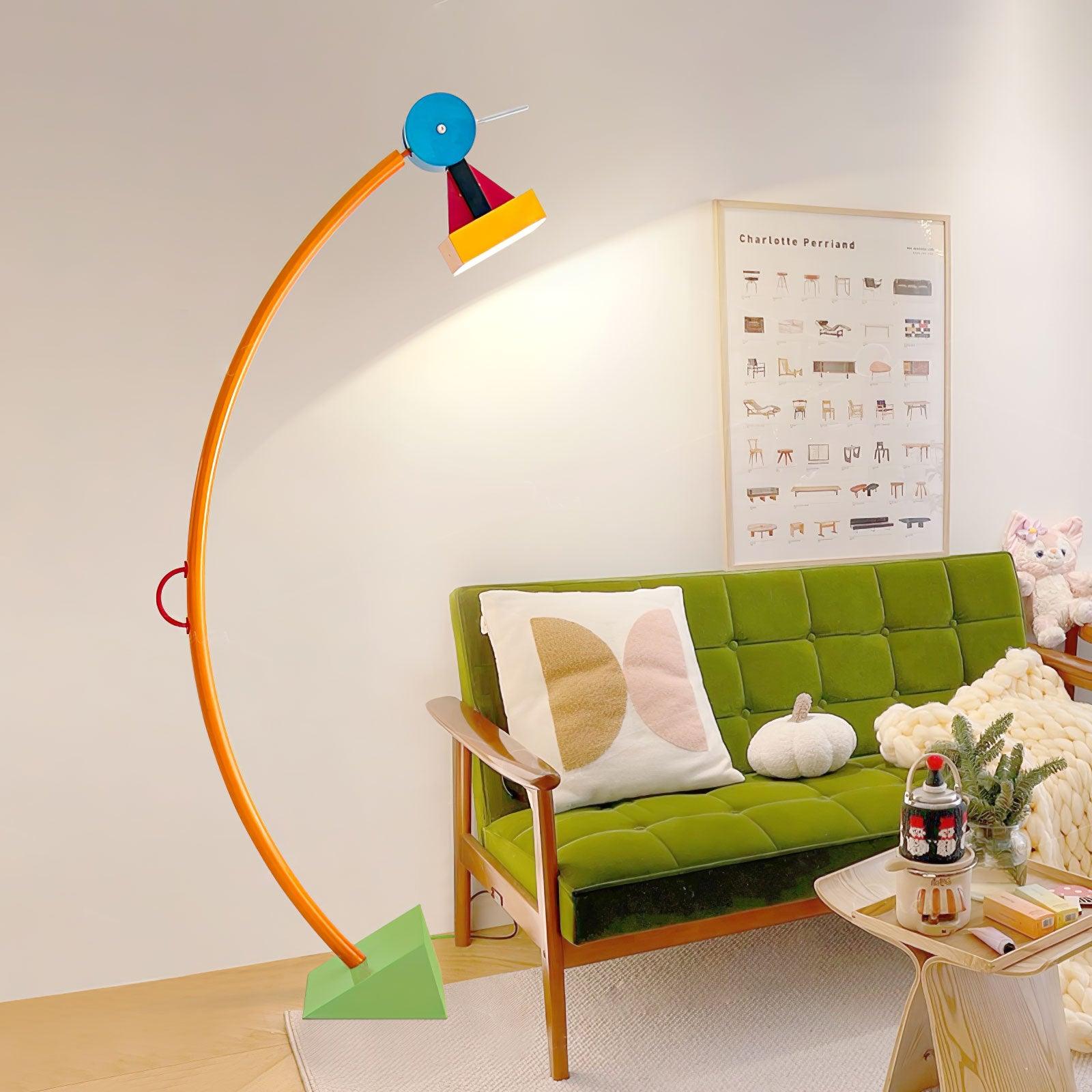 Ecori Acrylic Artistic Floor Lamp