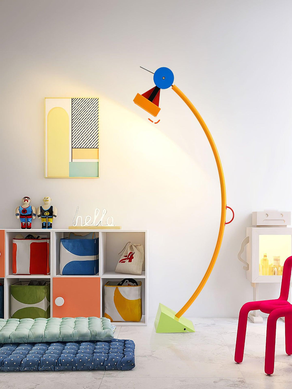 Ecori Acrylic Artistic Floor Lamp