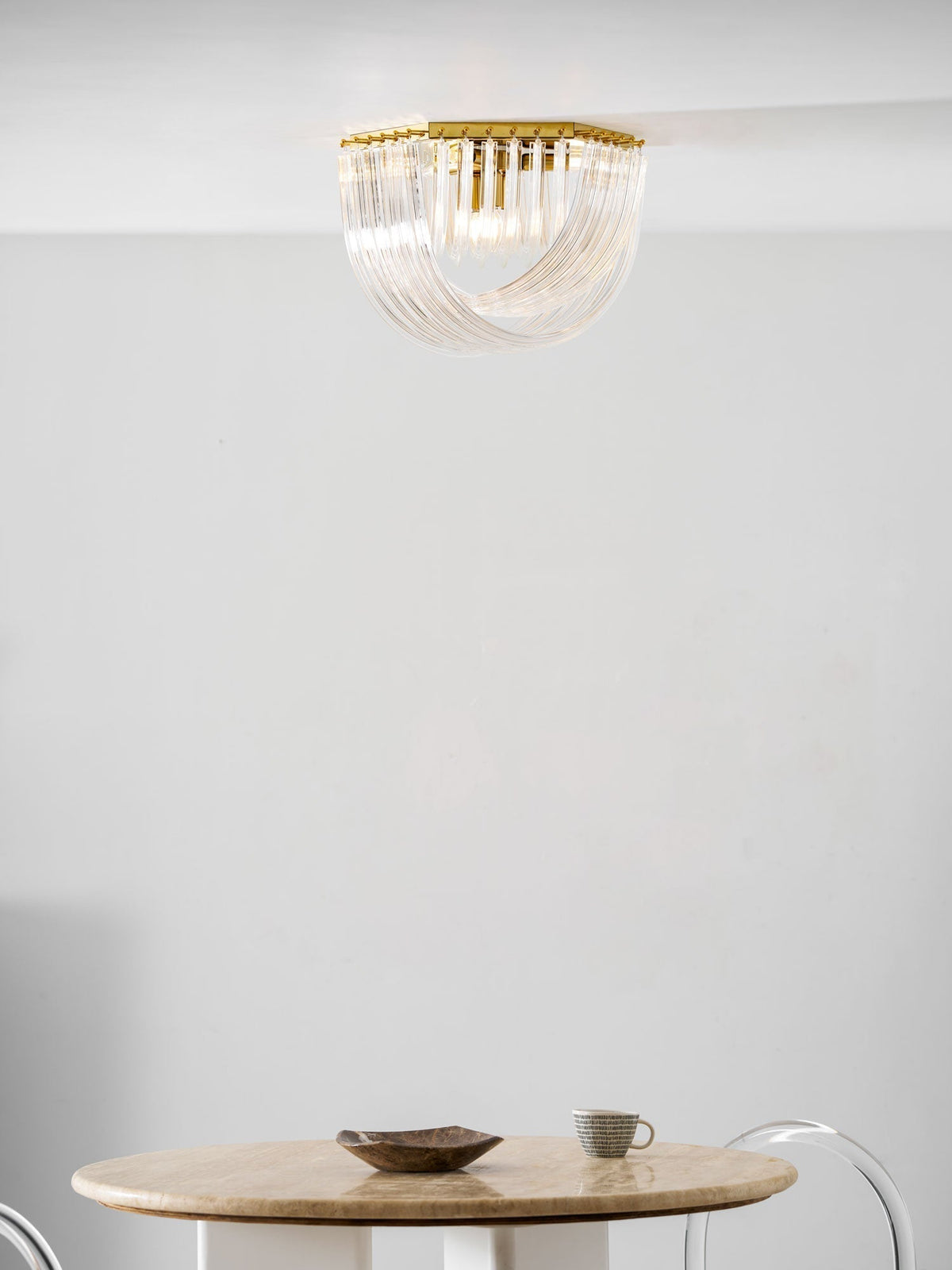 Nern Postmodern Luxury Glass Ceiling Lamp