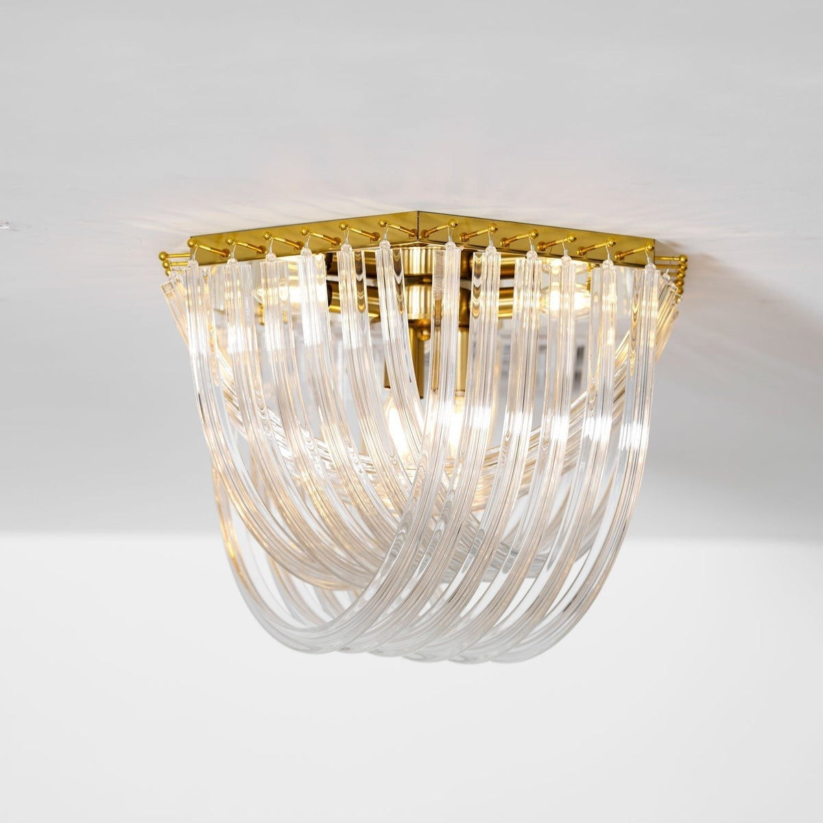 Nern Postmodern Luxury Glass Ceiling Lamp
