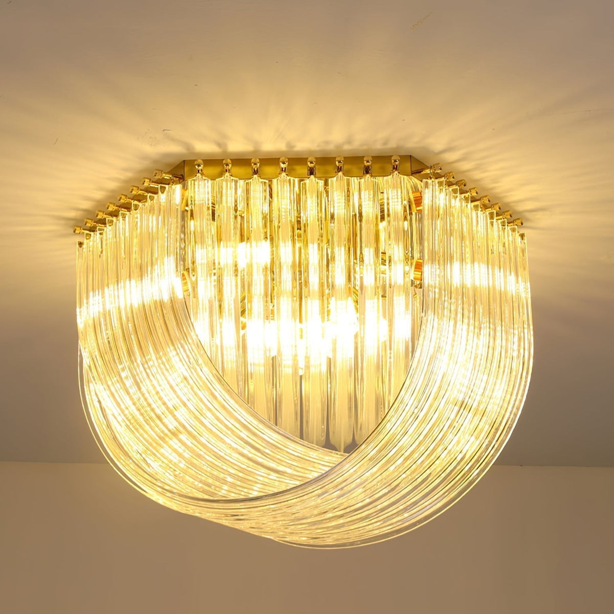 Nern Postmodern Luxury Glass Ceiling Lamp