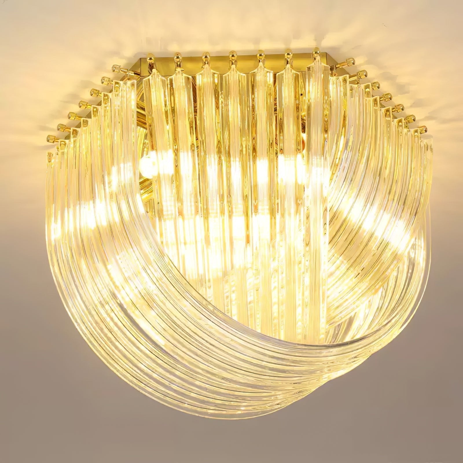 Nern Postmodern Luxury Glass Ceiling Lamp