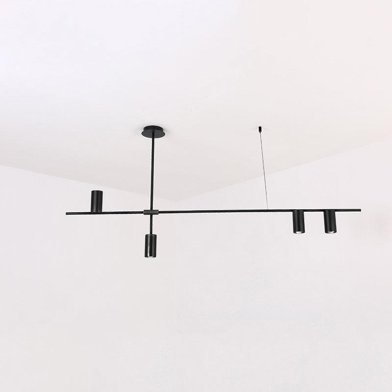 Solenelle Chandelier Tribes Brass Linear Cylinder