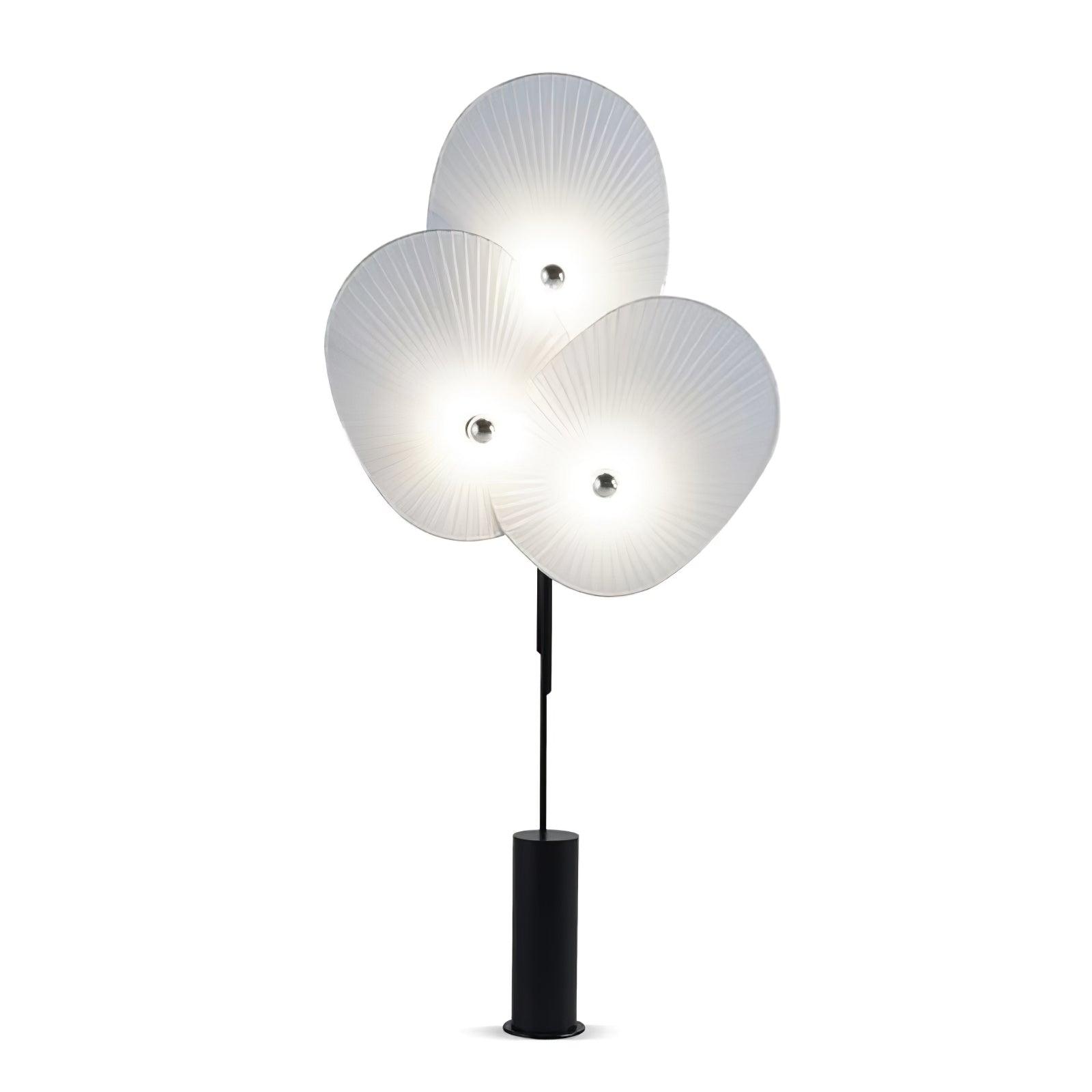 Scarlet Petal Fabric Floor Lamp