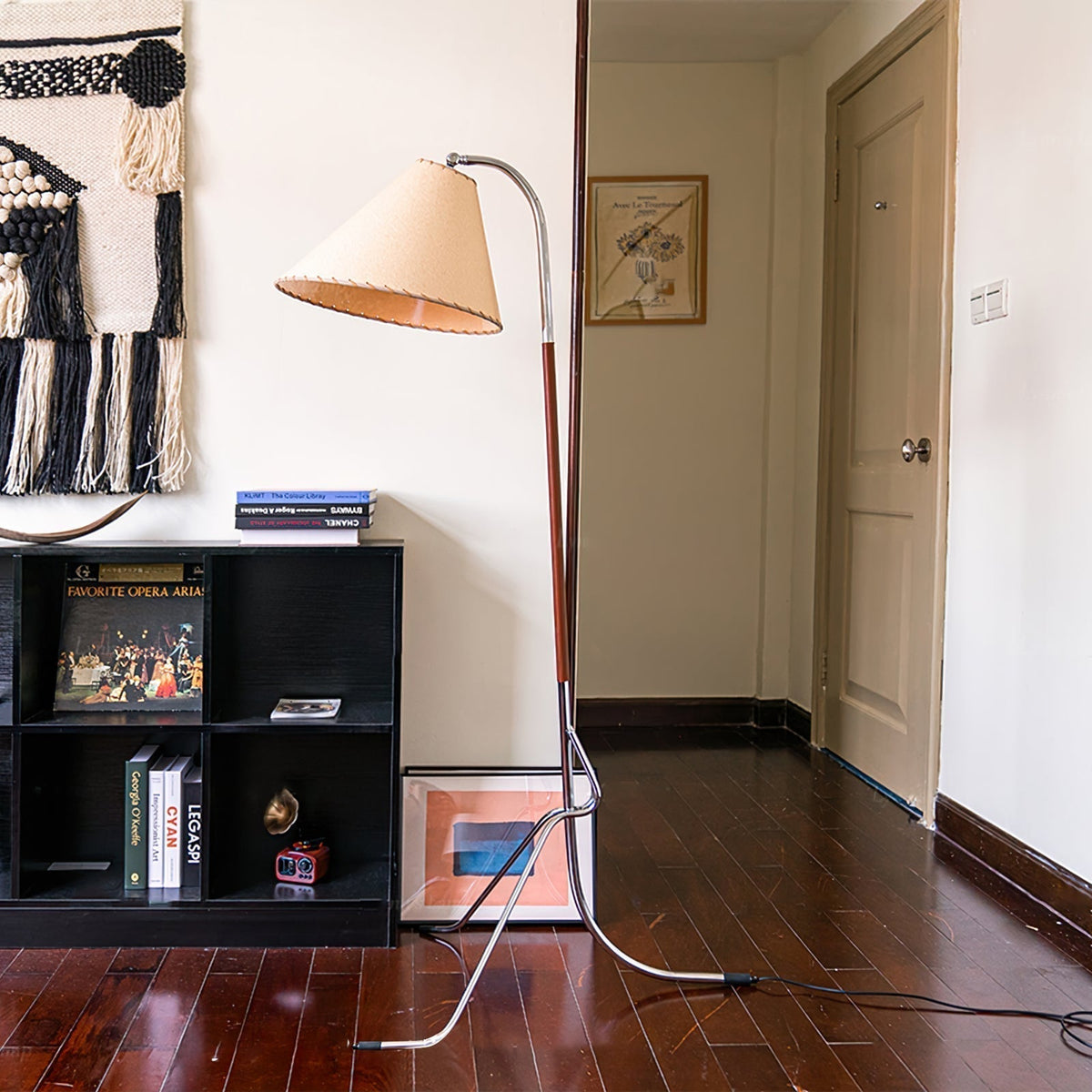 Lysandir Arc-shaped Wood Floor Lamp