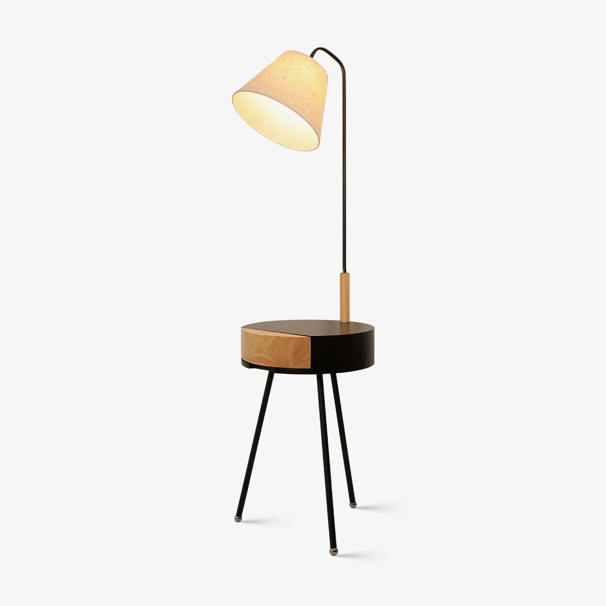 Lumo Tripod Fabric Floor Lamp