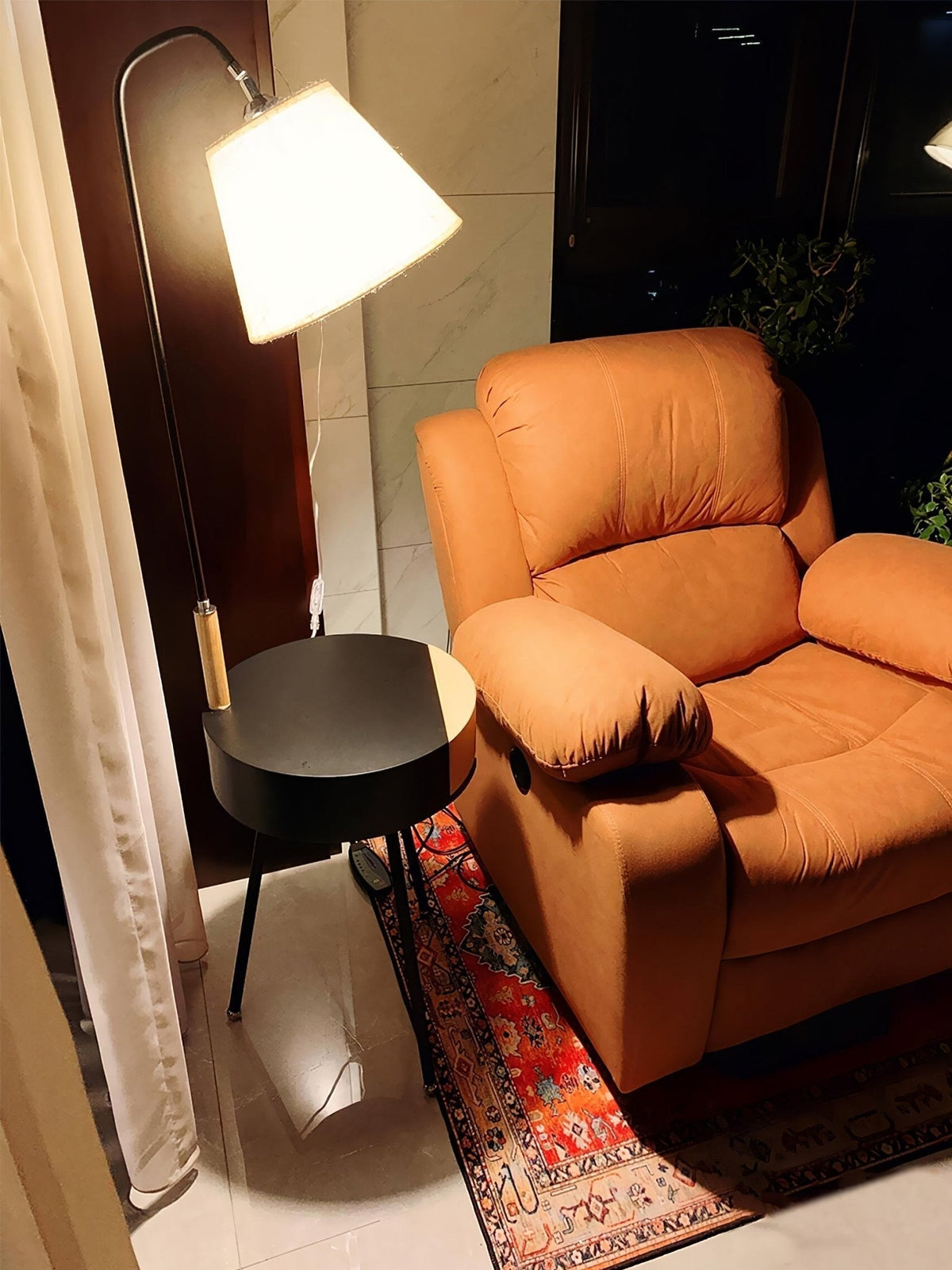 Lumo Tripod Fabric Floor Lamp