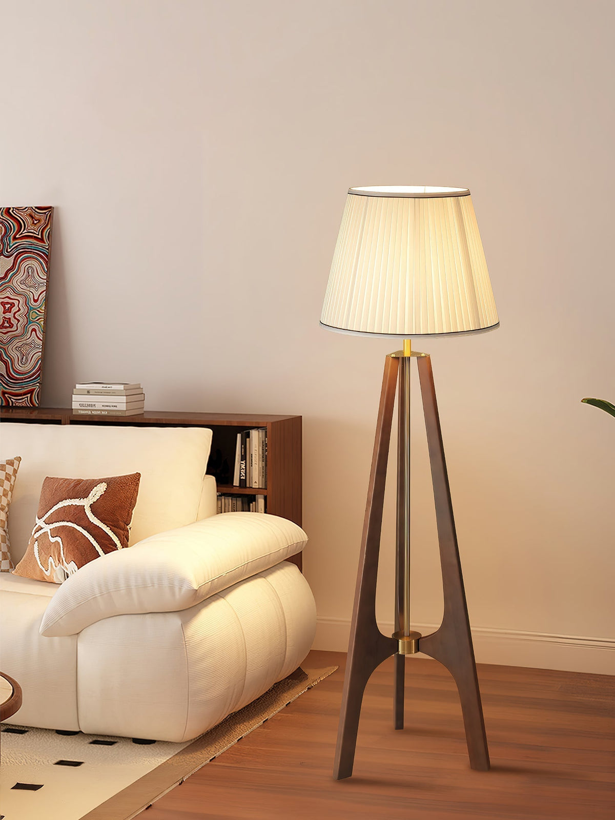 Halvyn Tripod Floor Lamp