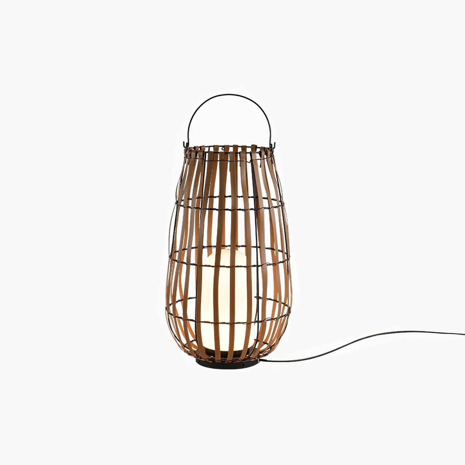 Veshael Tropic Braid Lantern Outdoor Lamp