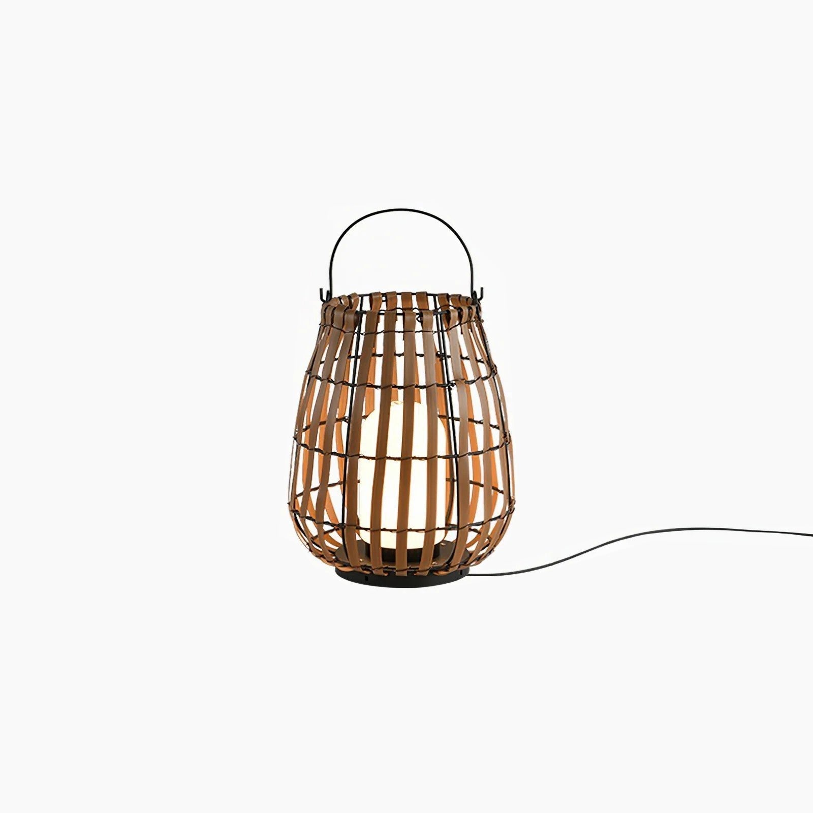 Veshael Tropic Braid Lantern Outdoor Lamp