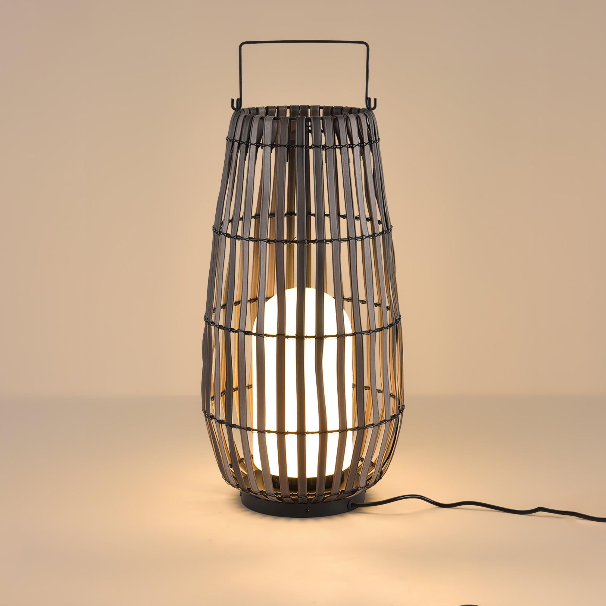 Veshael Tropic Braid Lantern Outdoor Lamp