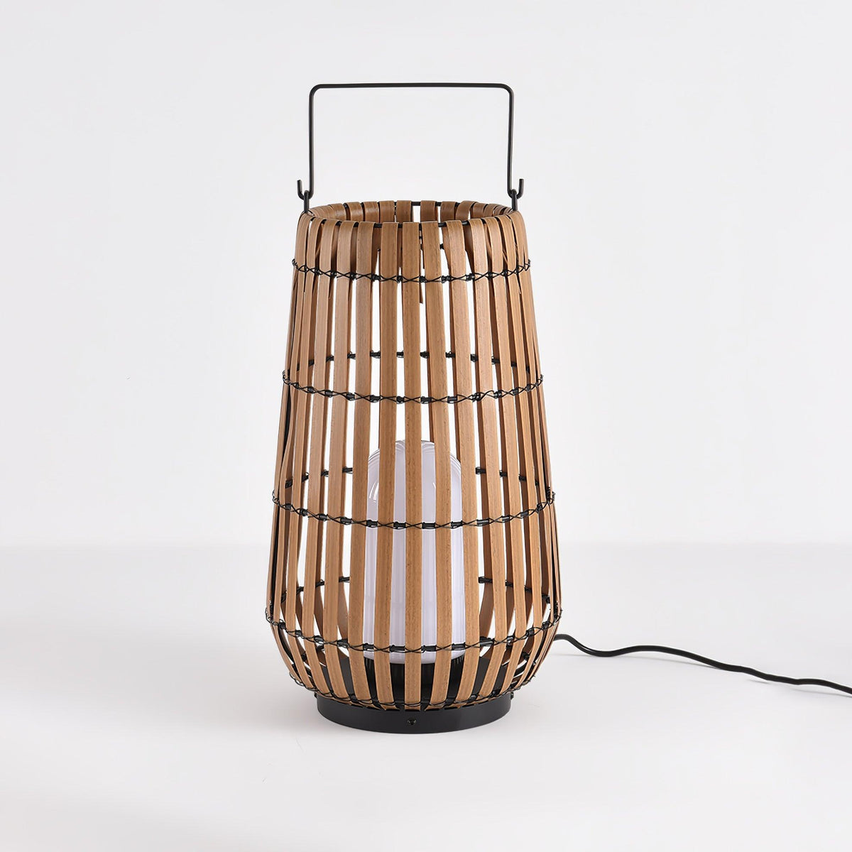 Veshael Tropic Braid Lantern Outdoor Lamp