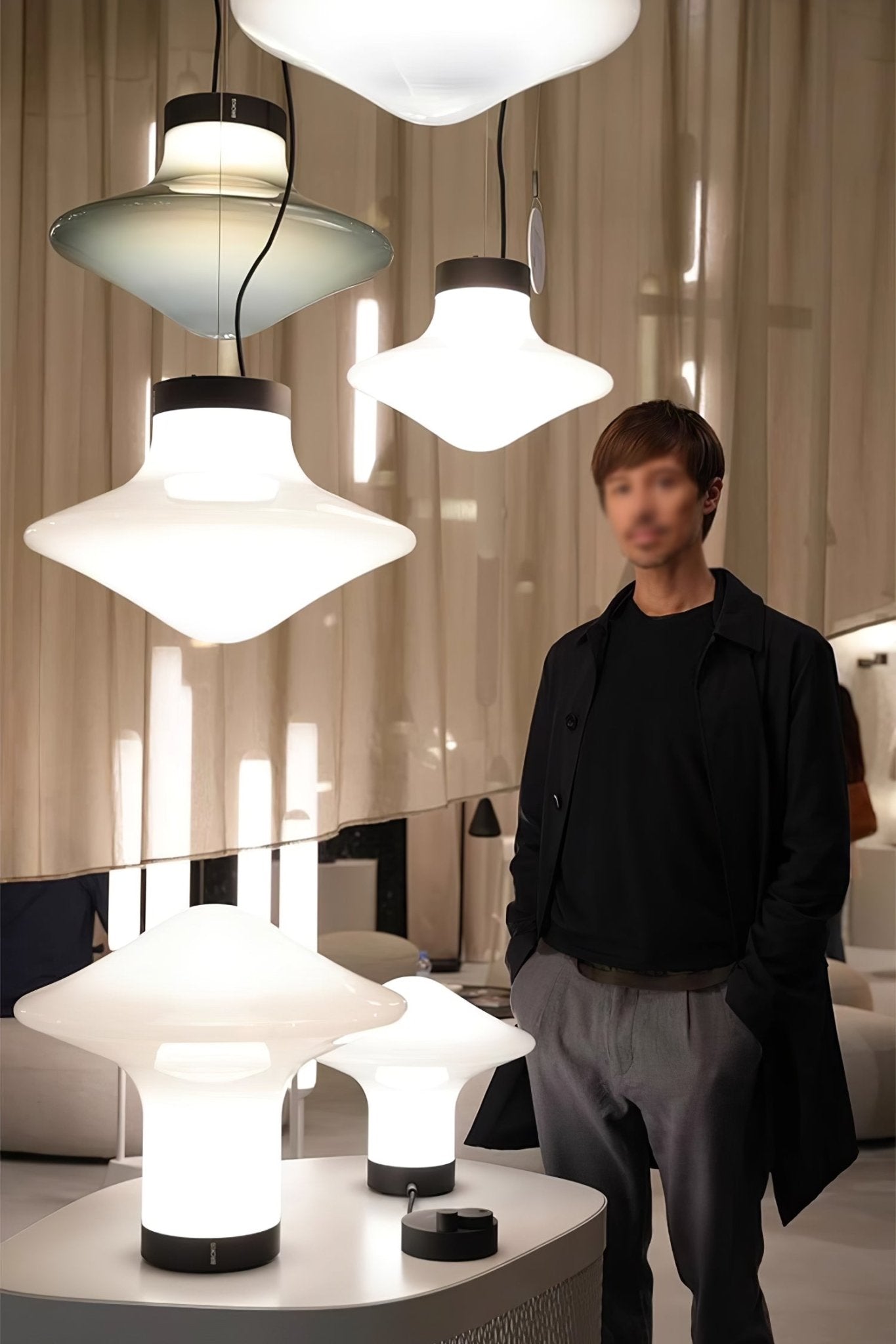 Esoleth Premium Nordic Art Glass Pendant Lamp