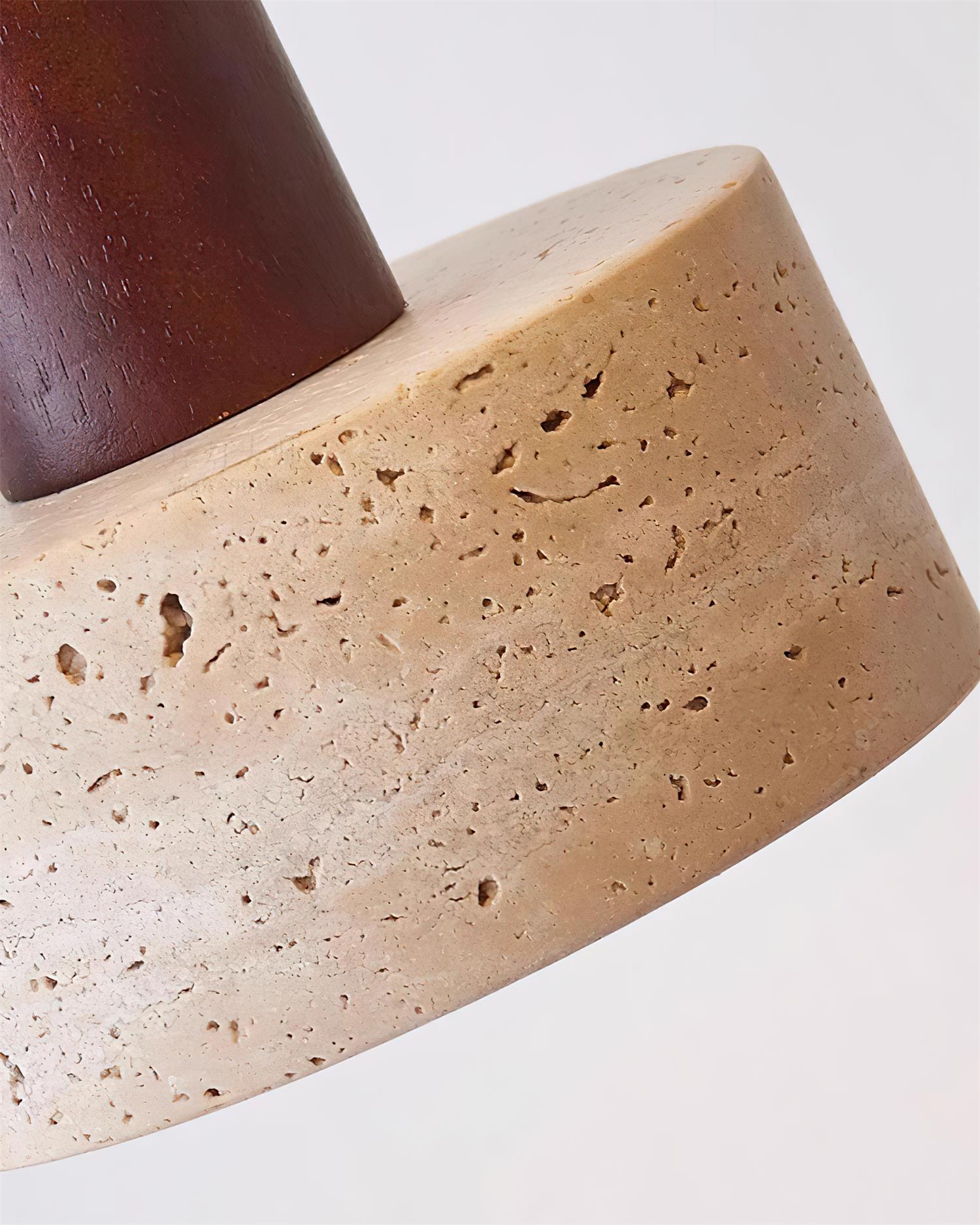 Lunara Multi-Light Pendant Lamp Set Travertine - Neutral Decor