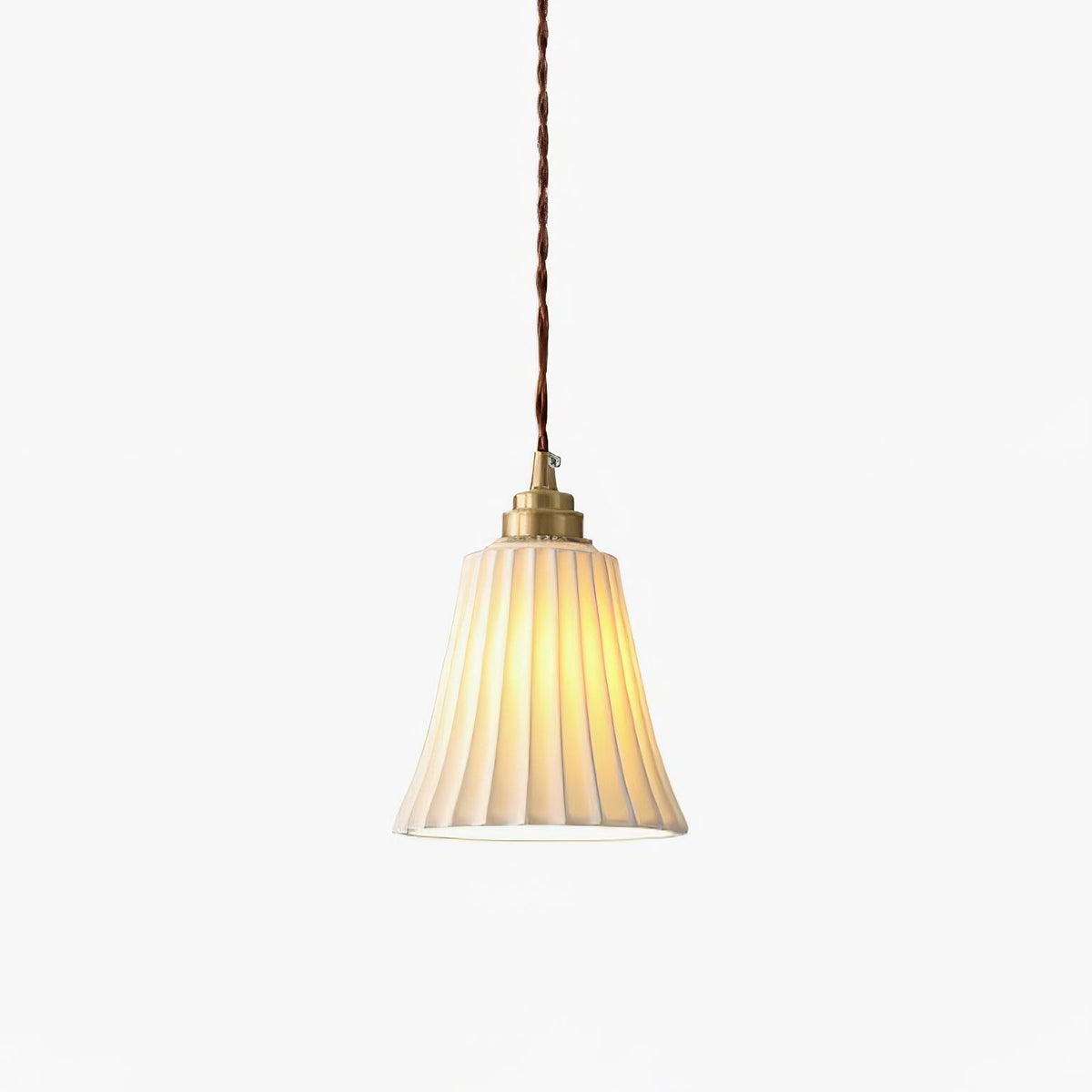Mirirette Premium Nordic Art Trumpet Ceramic Pendant Light