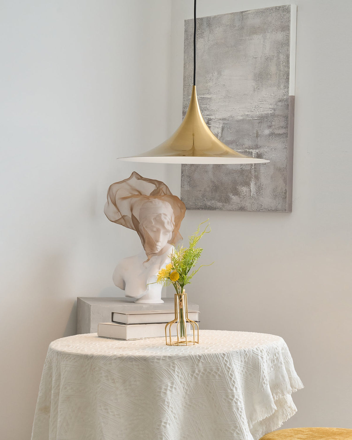 Valerira Steel Sculptural Pendant Light