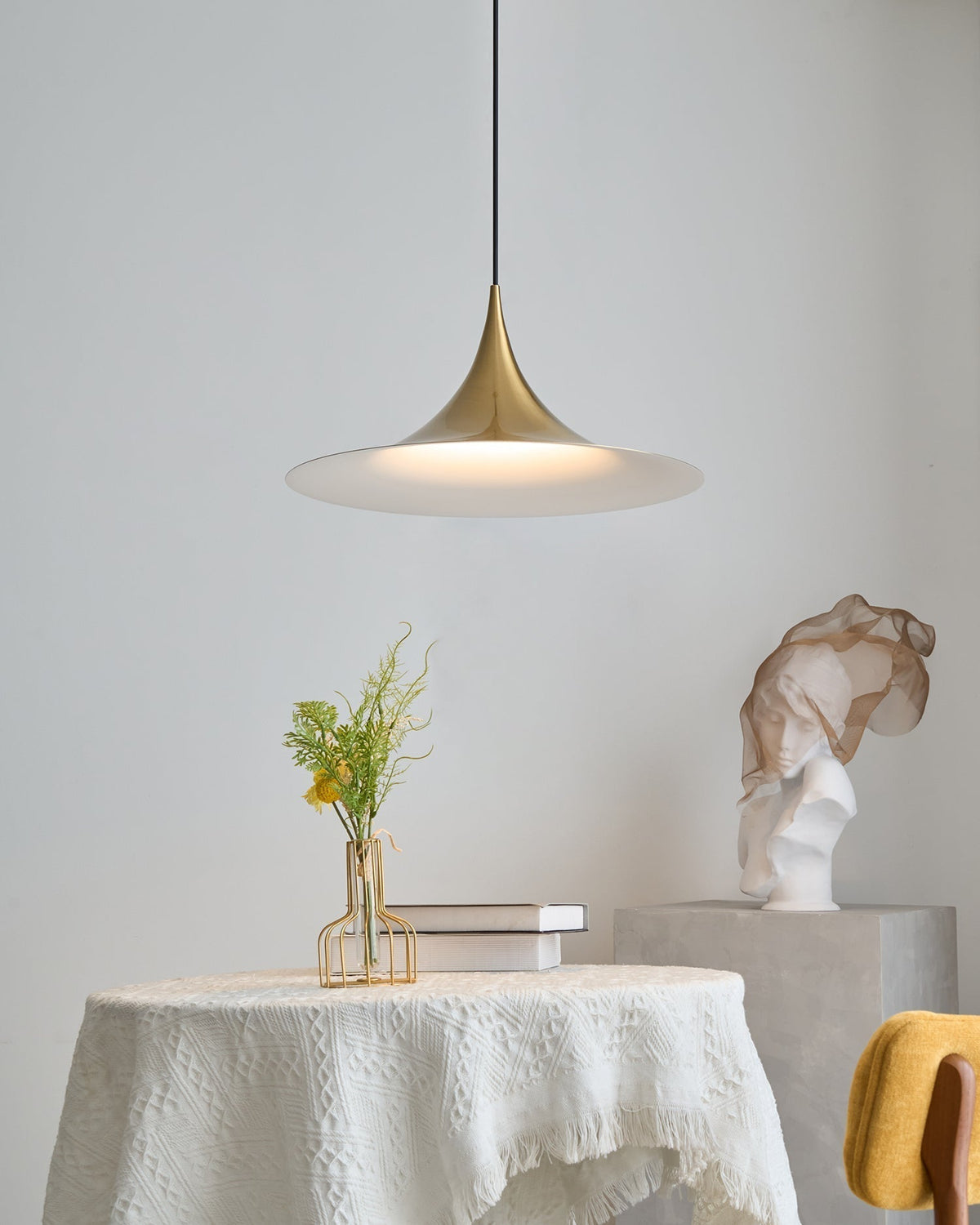 Valerira Steel Sculptural Pendant Light