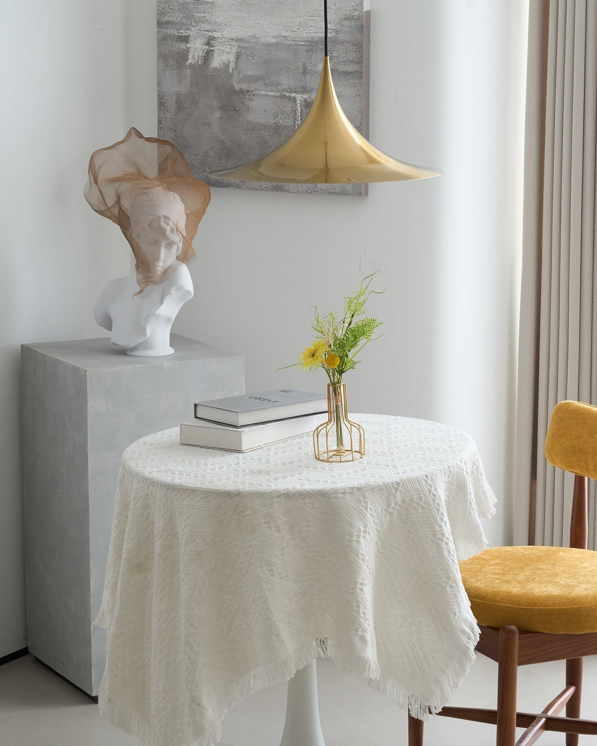 Valerira Steel Sculptural Pendant Light
