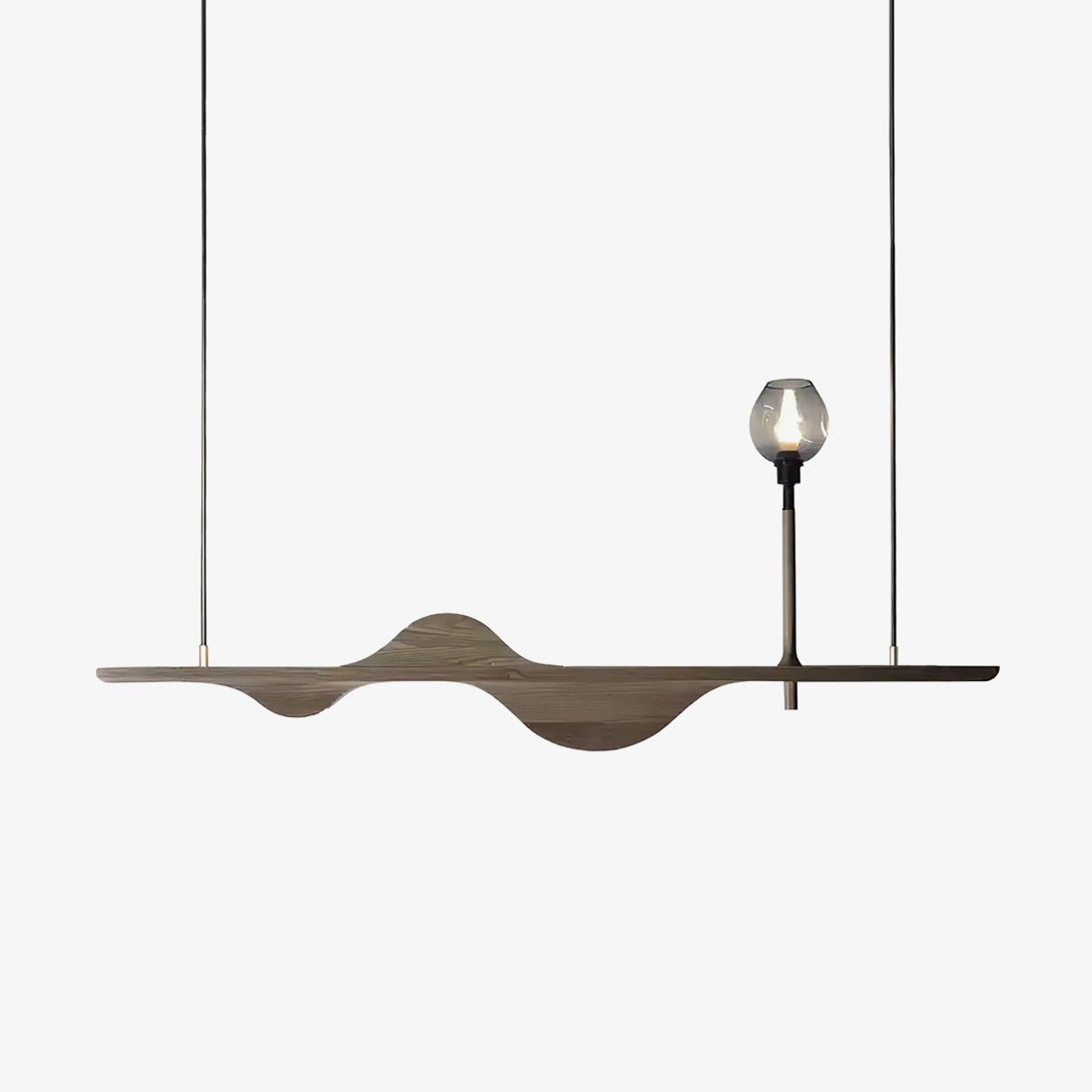 Cushais Wave Wood Pendant Light