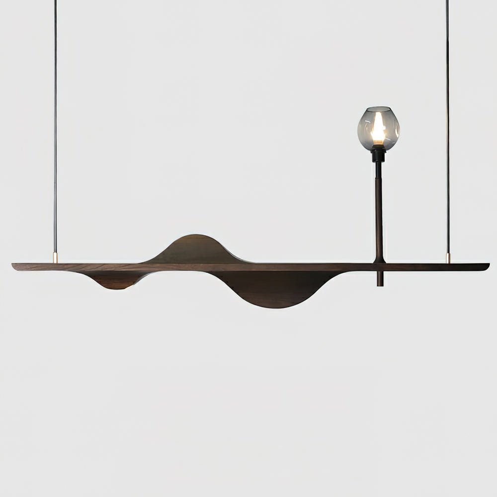 Cushais Wave Wood Pendant Light