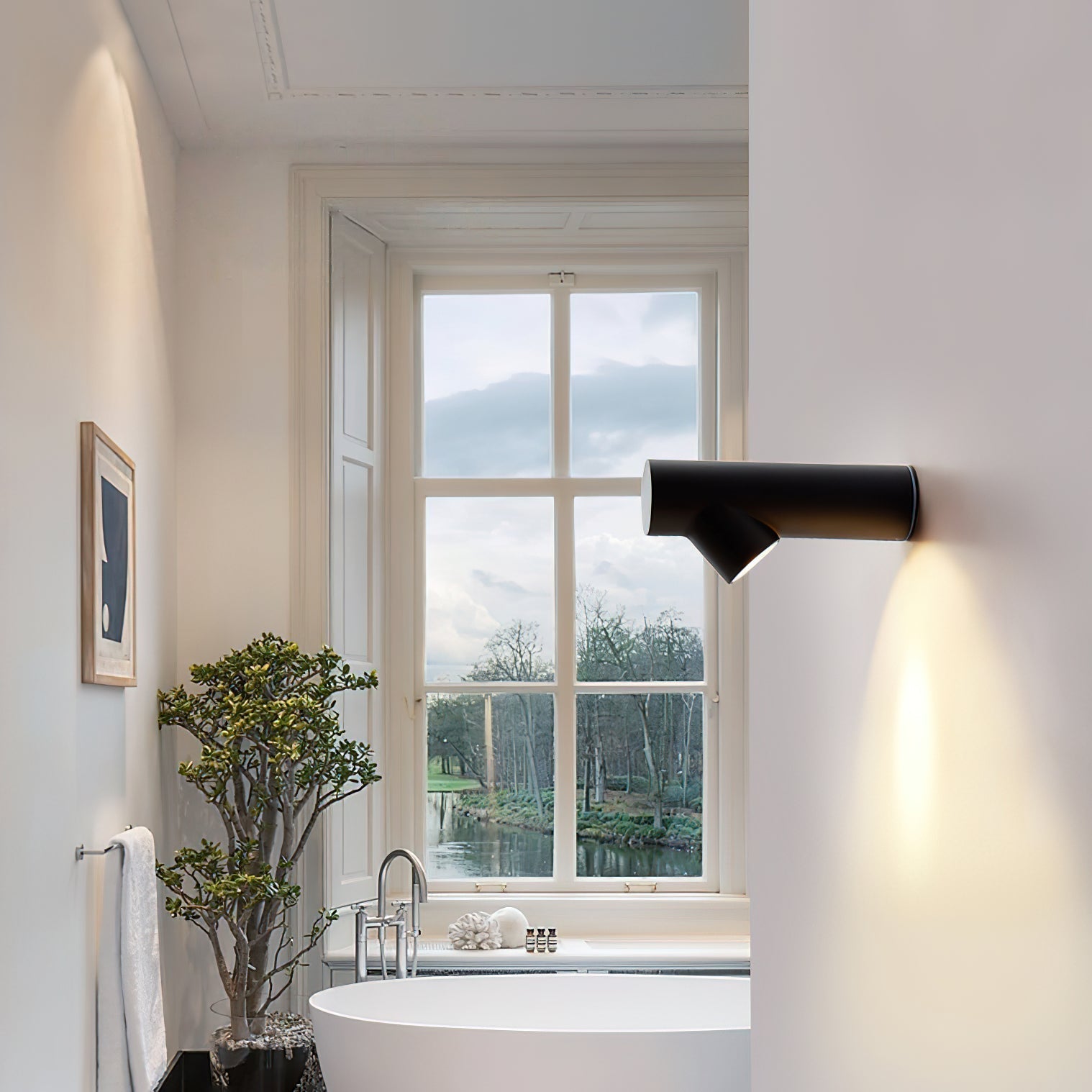 Pipeline Modern Minimalist Tube Sconce Wall lamp