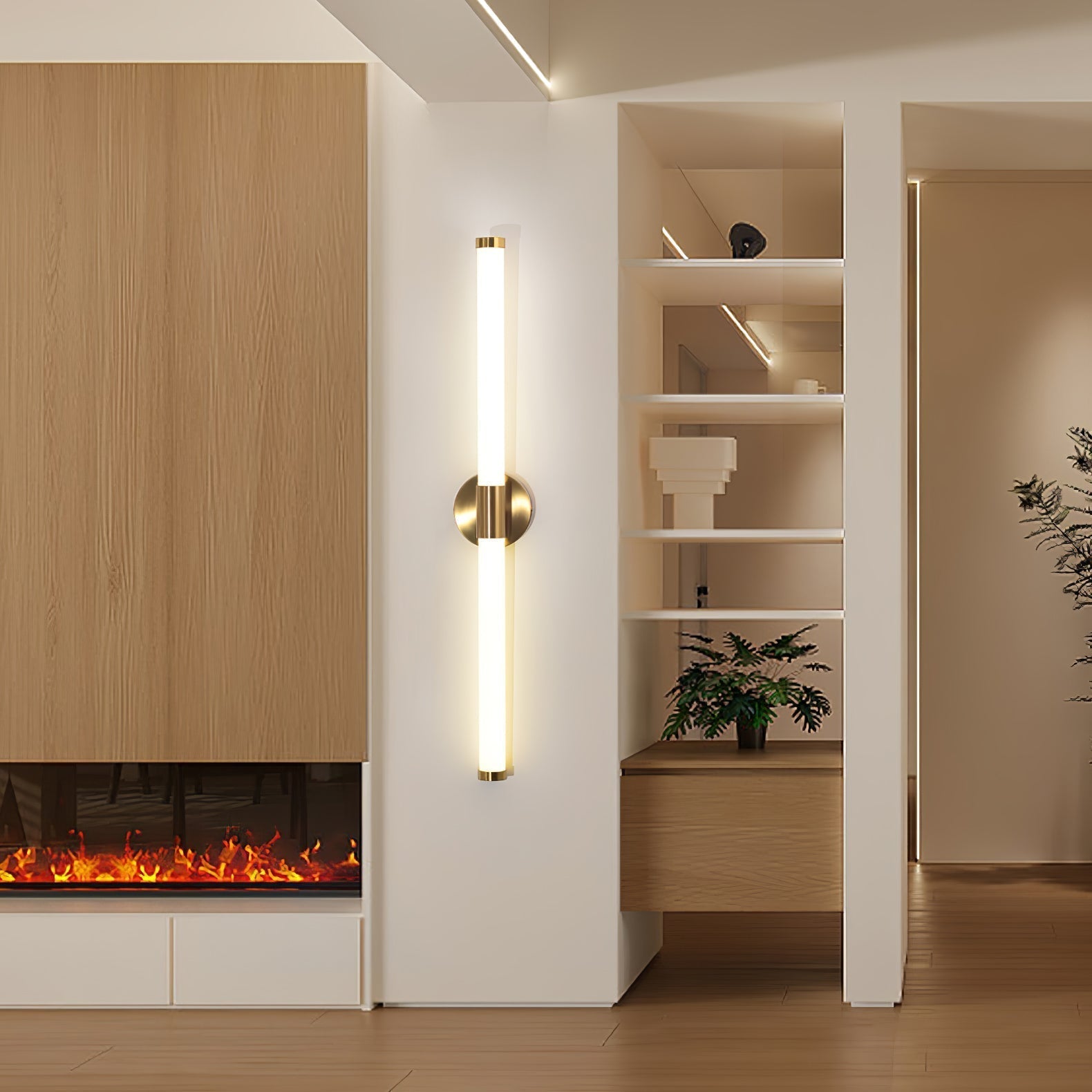 Cecarir Art Tubo Linear LED Wall Lamp