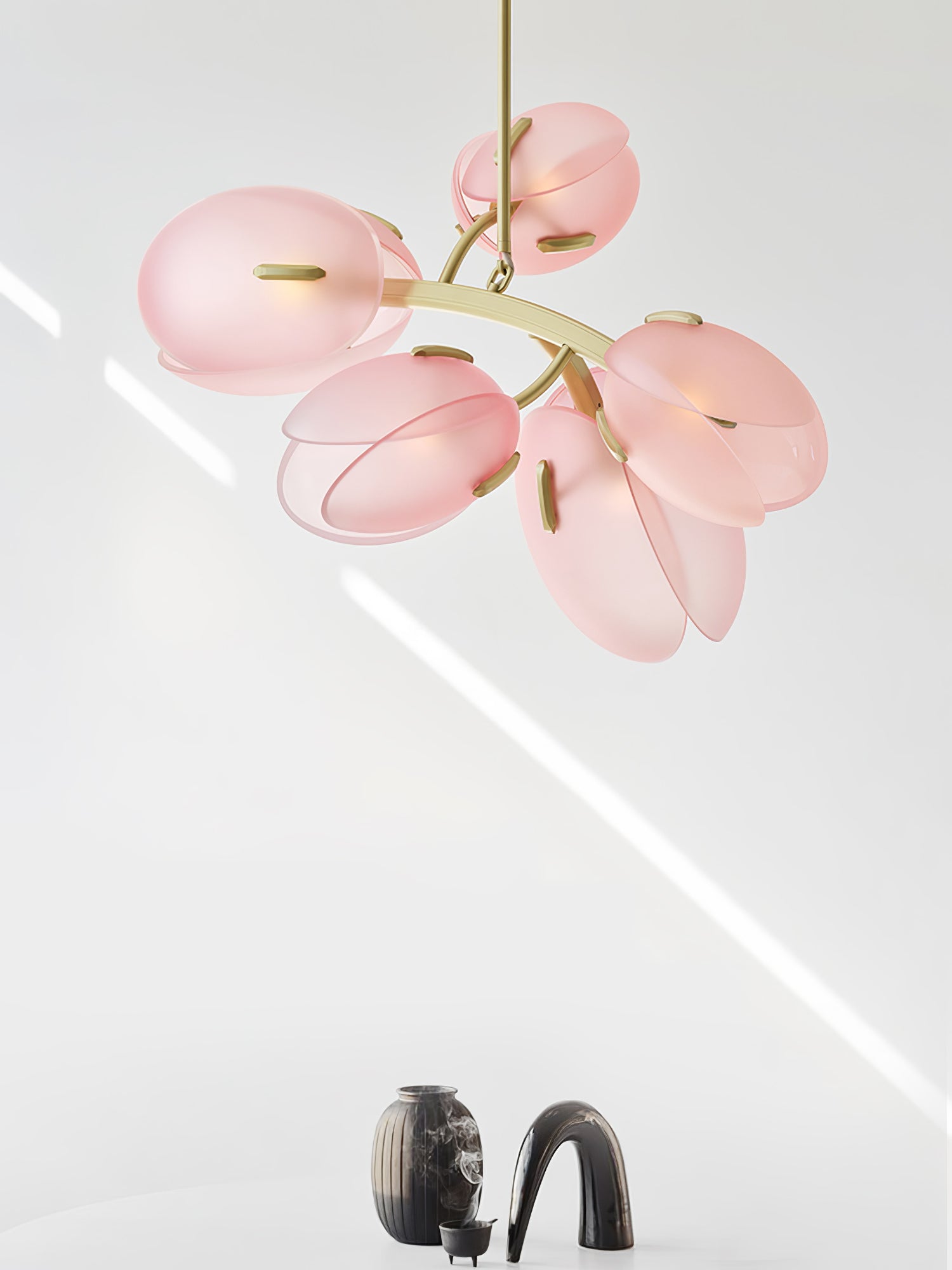 Blossom Contemporary Glass Chandelier