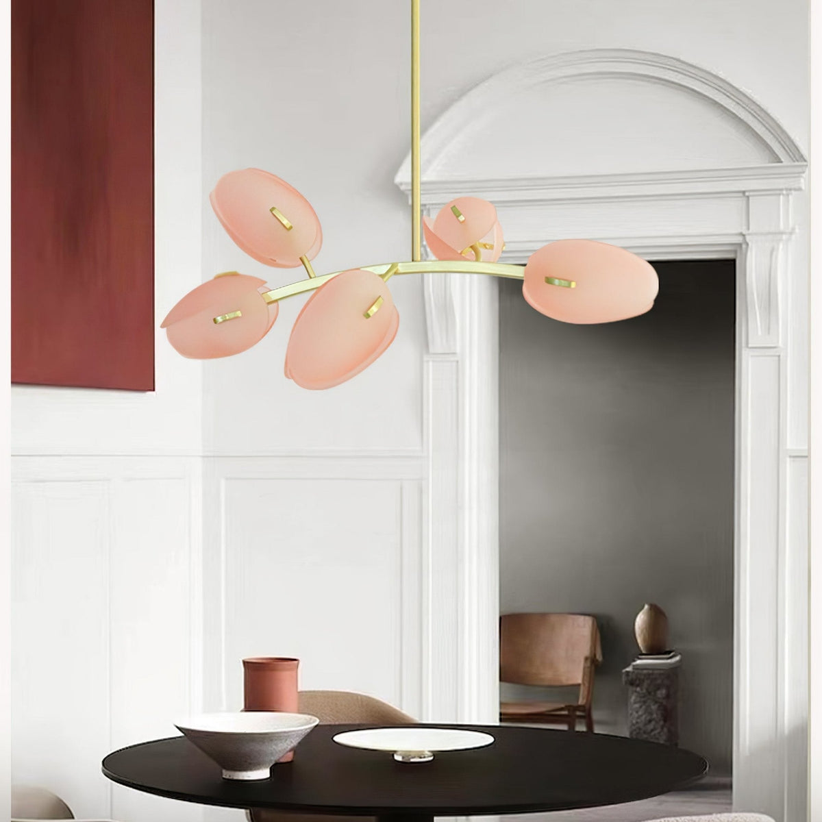 Blossom Contemporary Glass Chandelier