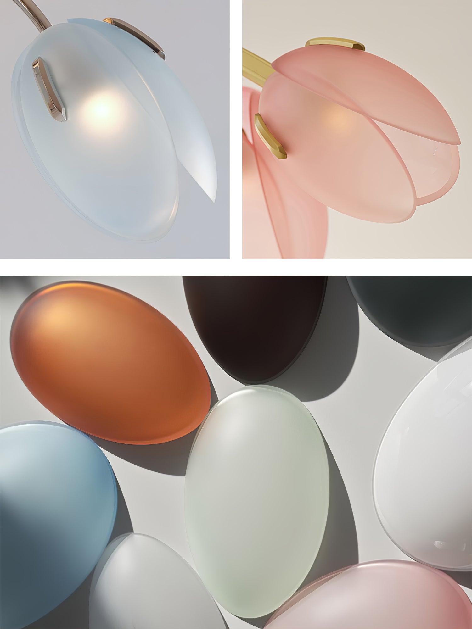 Blossom Contemporary Glass Chandelier