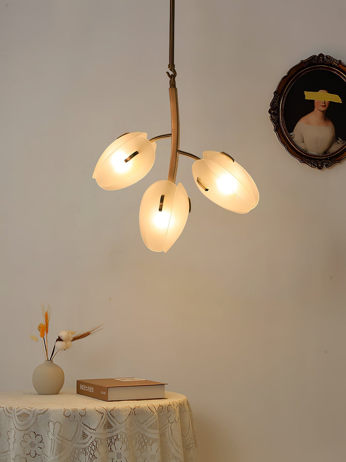 Blossom Contemporary Glass Chandelier