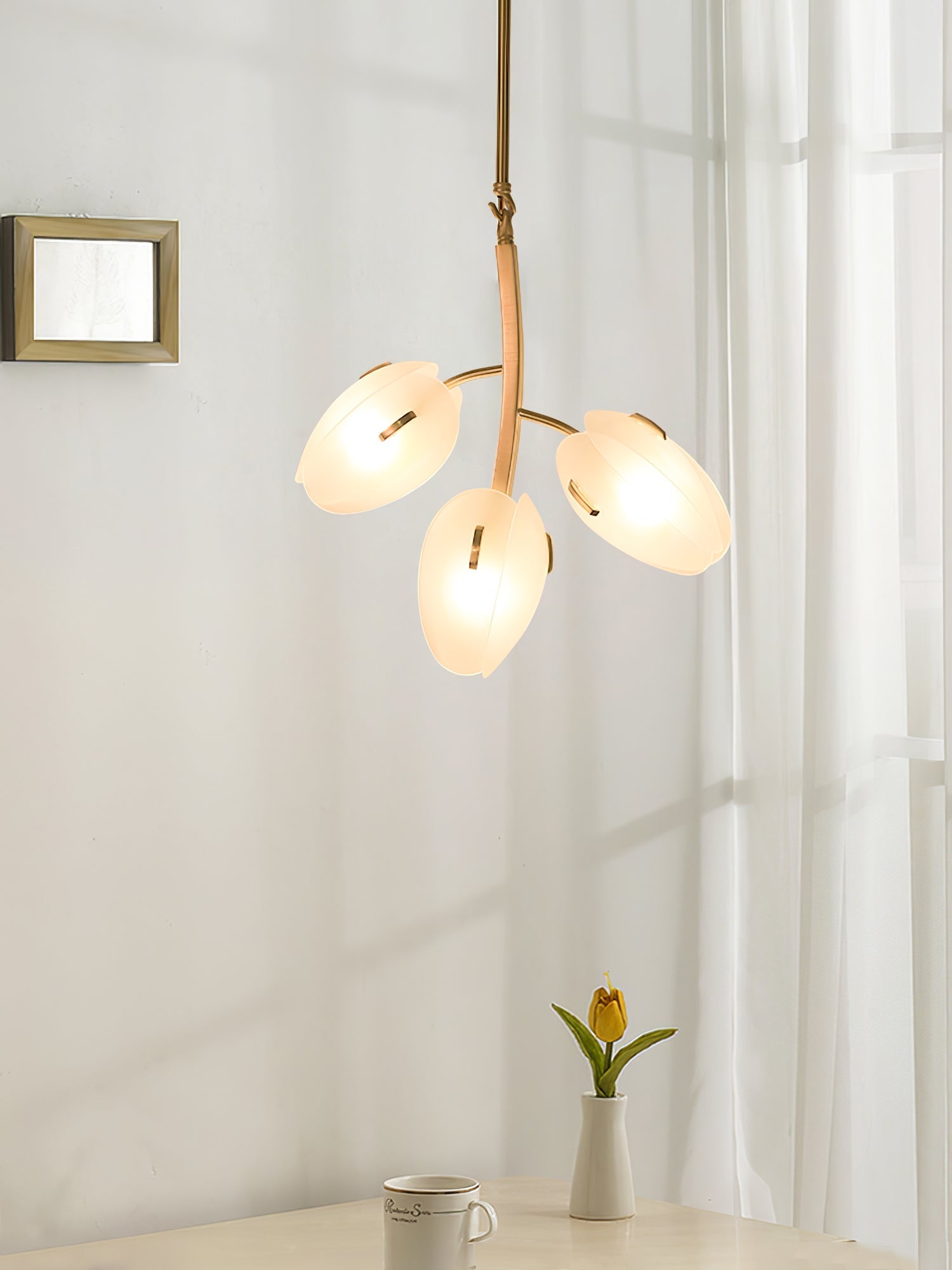 Blossom Contemporary Glass Chandelier