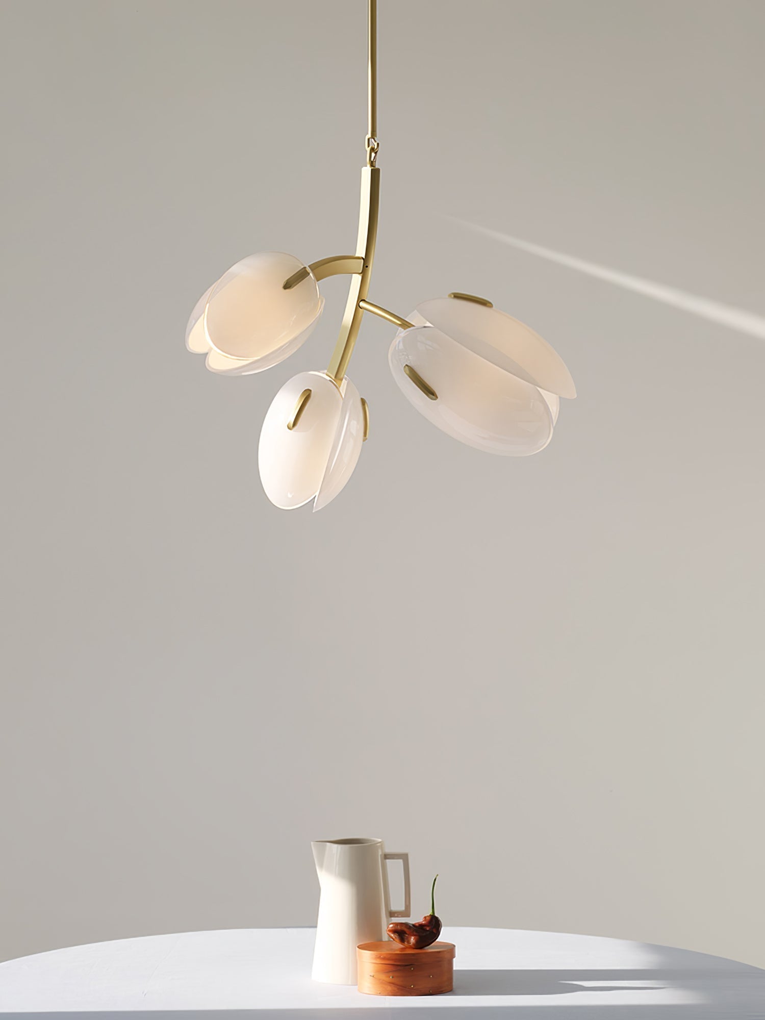Blossom Contemporary Glass Chandelier