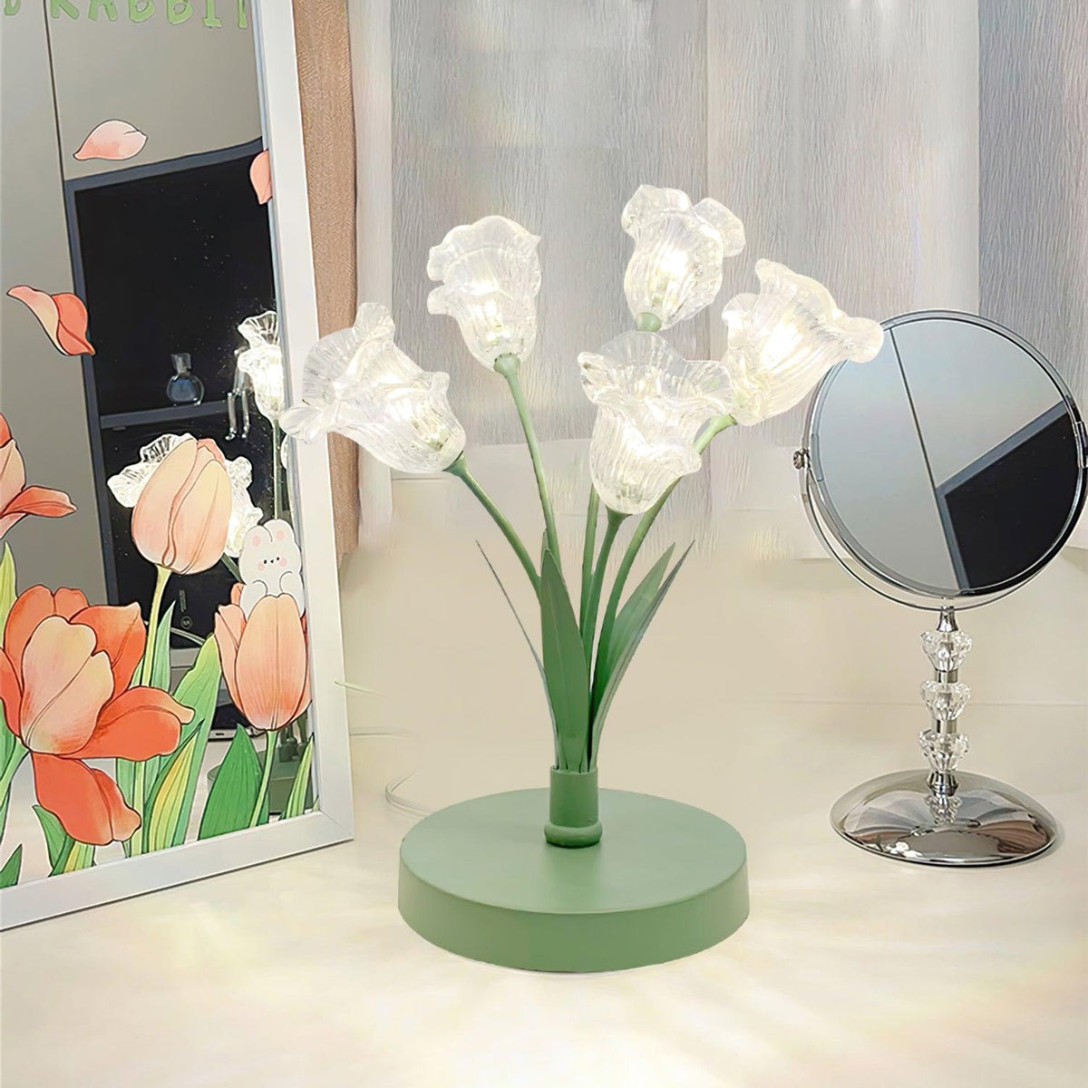 Aurdoril Whimsical Glass Table Lamp
