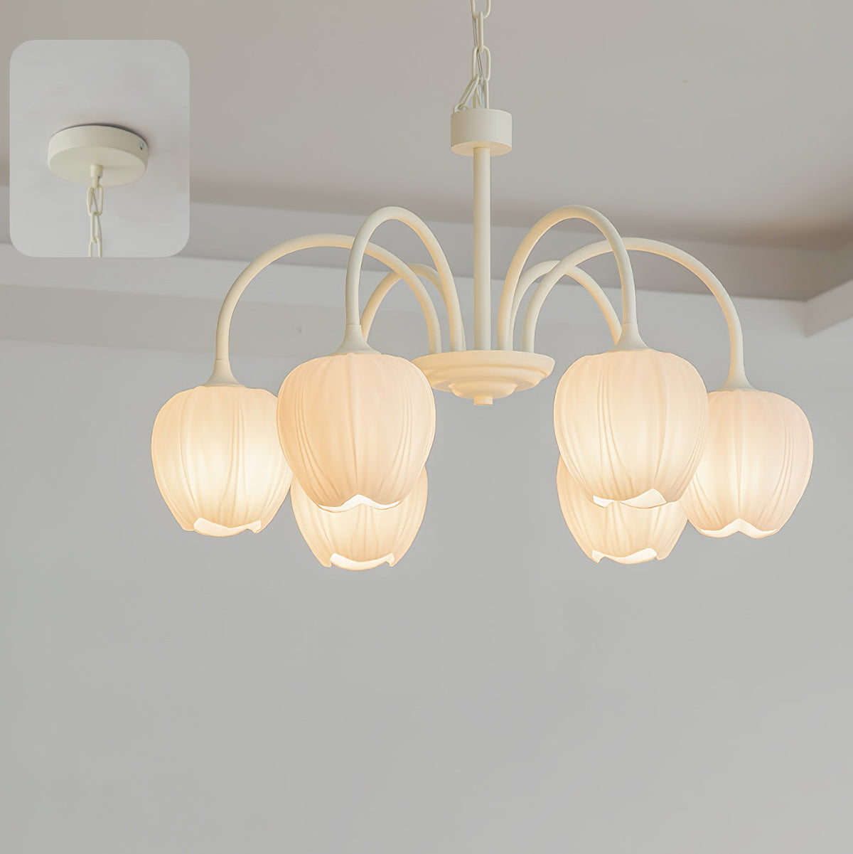 Margaux Fresh Tulip Chandeliers