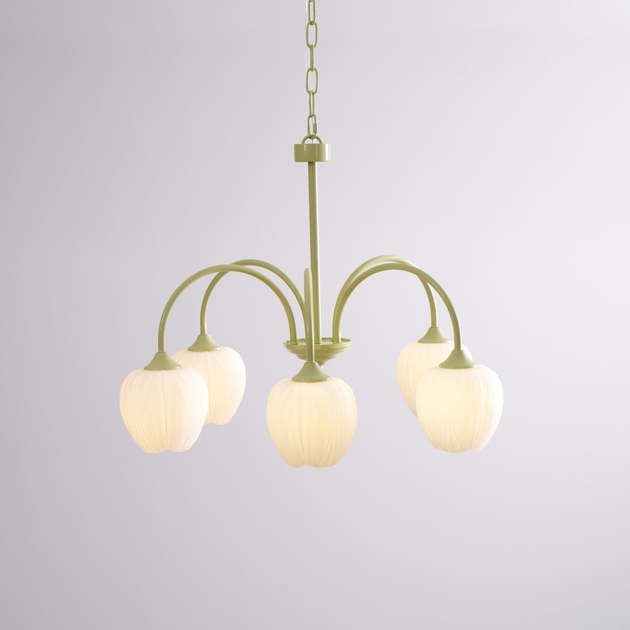 Fairmere Tulip Matcha Chandelier