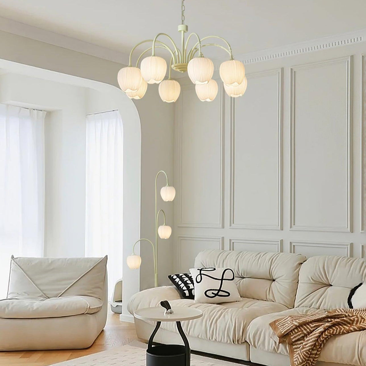 Margaux Fresh Tulip Chandeliers