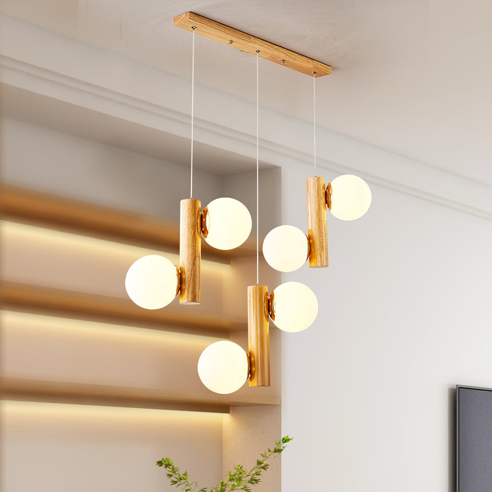 Solstica Wood Classic Pendant Lamp