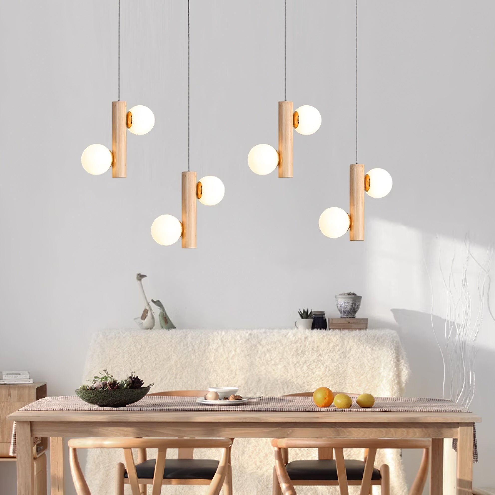 Solstica Wood Classic Pendant Lamp