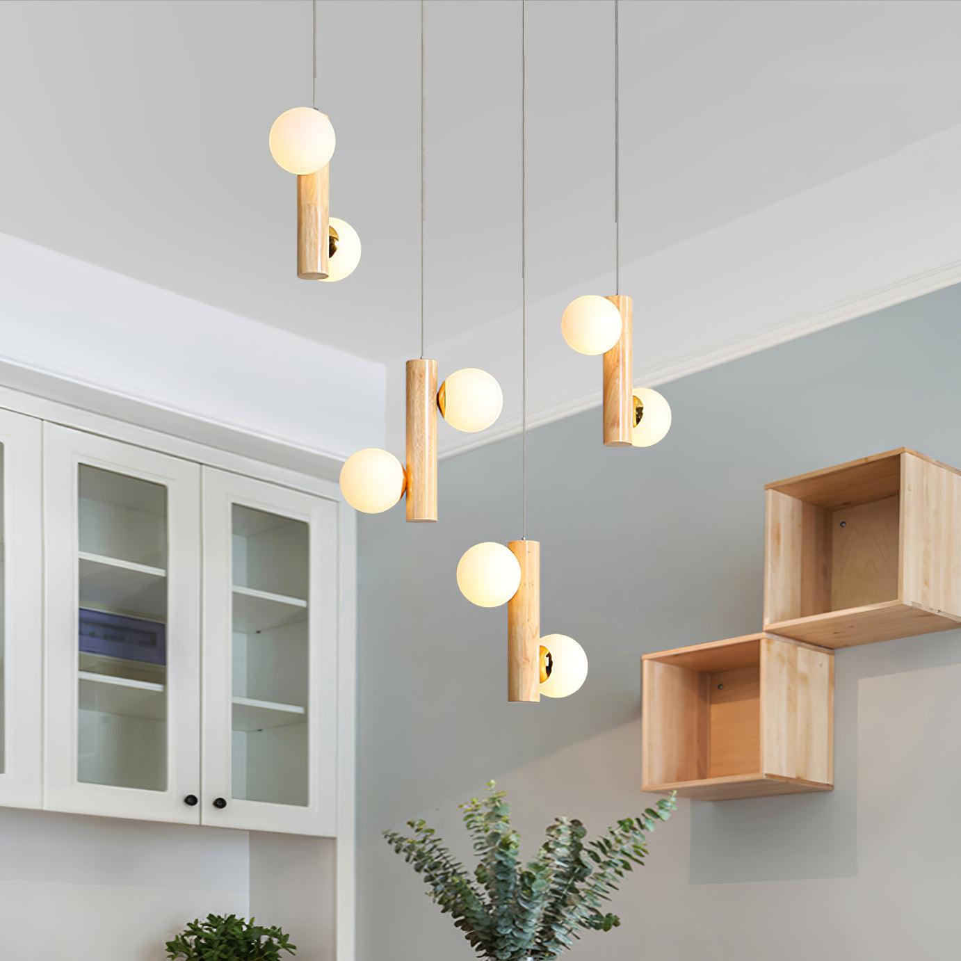 Solstica Wood Classic Pendant Lamp