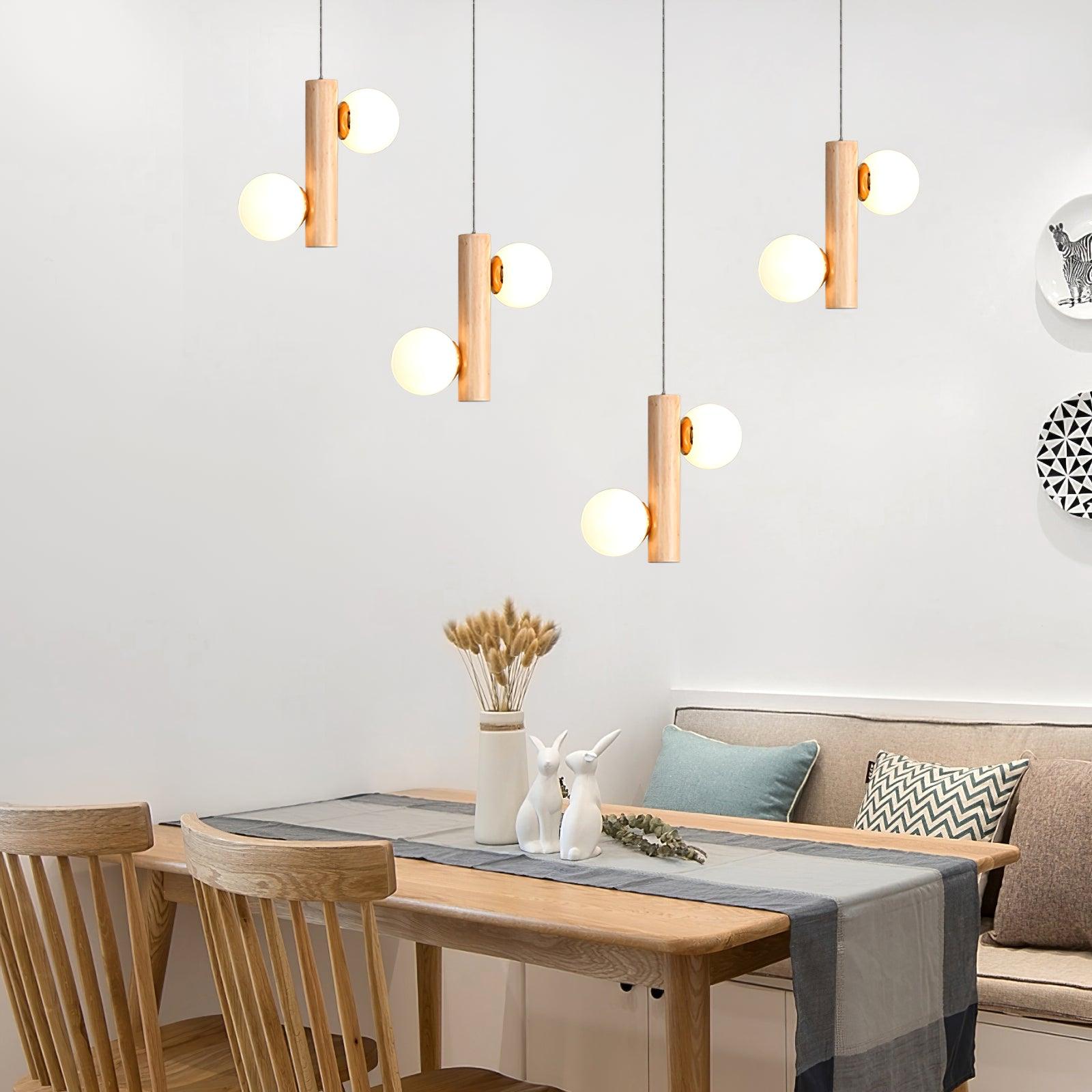 Solstica Wood Classic Pendant Lamp
